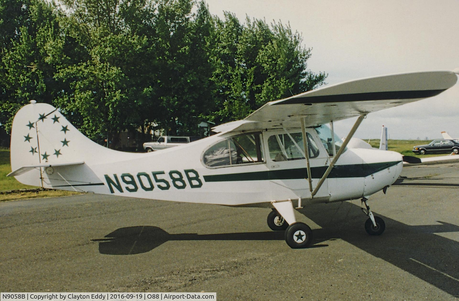 N9058B, 1958 Champion 7FC C/N 7FC-146, N9058B at the old Rio Vista Airport in California.