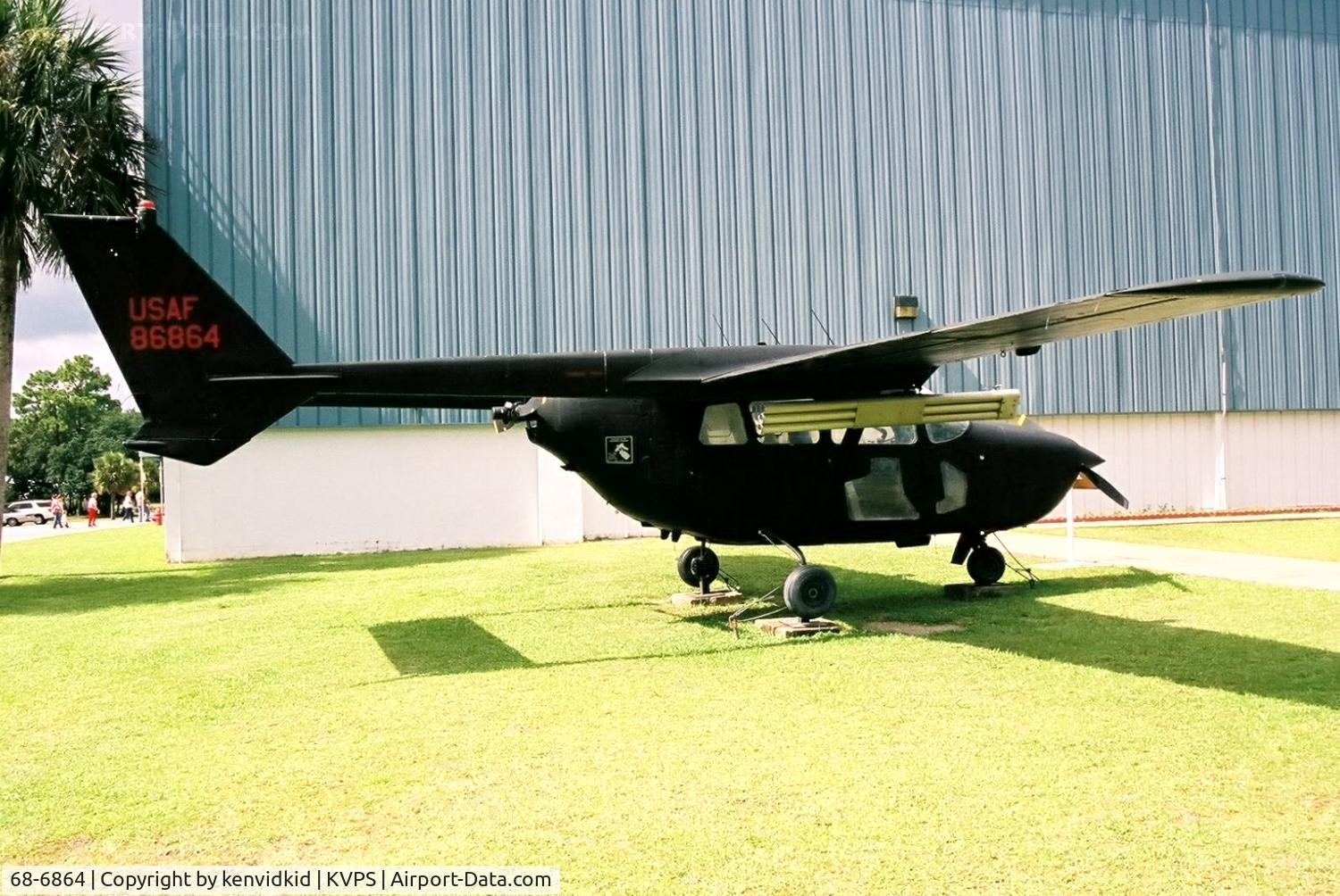 68-6864, 1968 Cessna O-2A Super Skymaster C/N 337M-0153, At the Eglin Memorial Air Park.