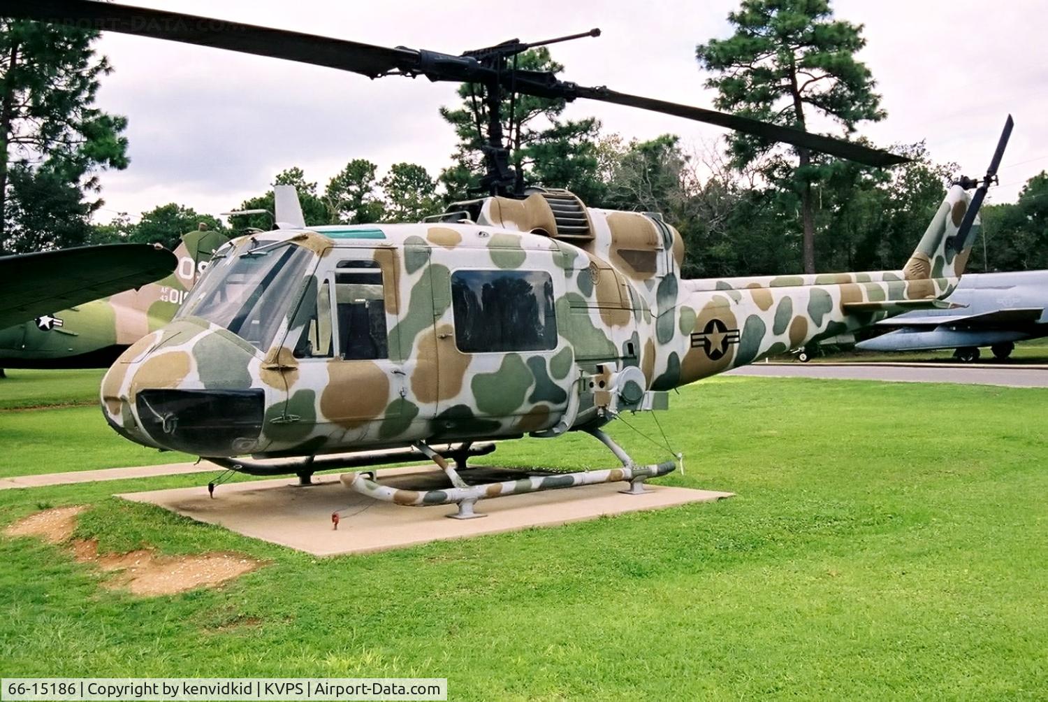 66-15186, 1966 Bell UH-1M Iroquois C/N 1914, At the Eglin Memorial Air Park.