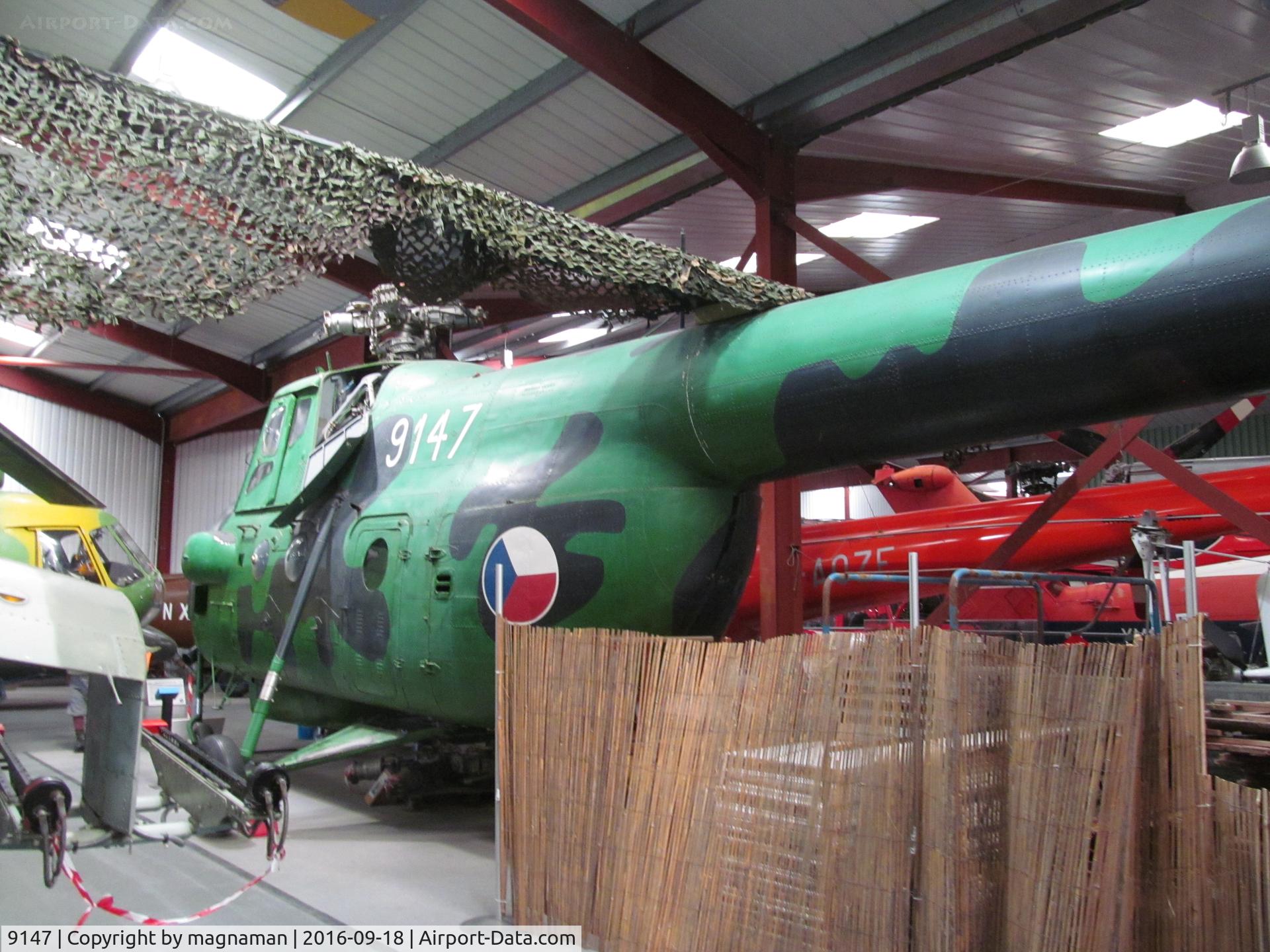 9147, Mil Mi-4 Hound C/N 09147,  At The Helicopter Museum, Weston-super-Mare, UK.