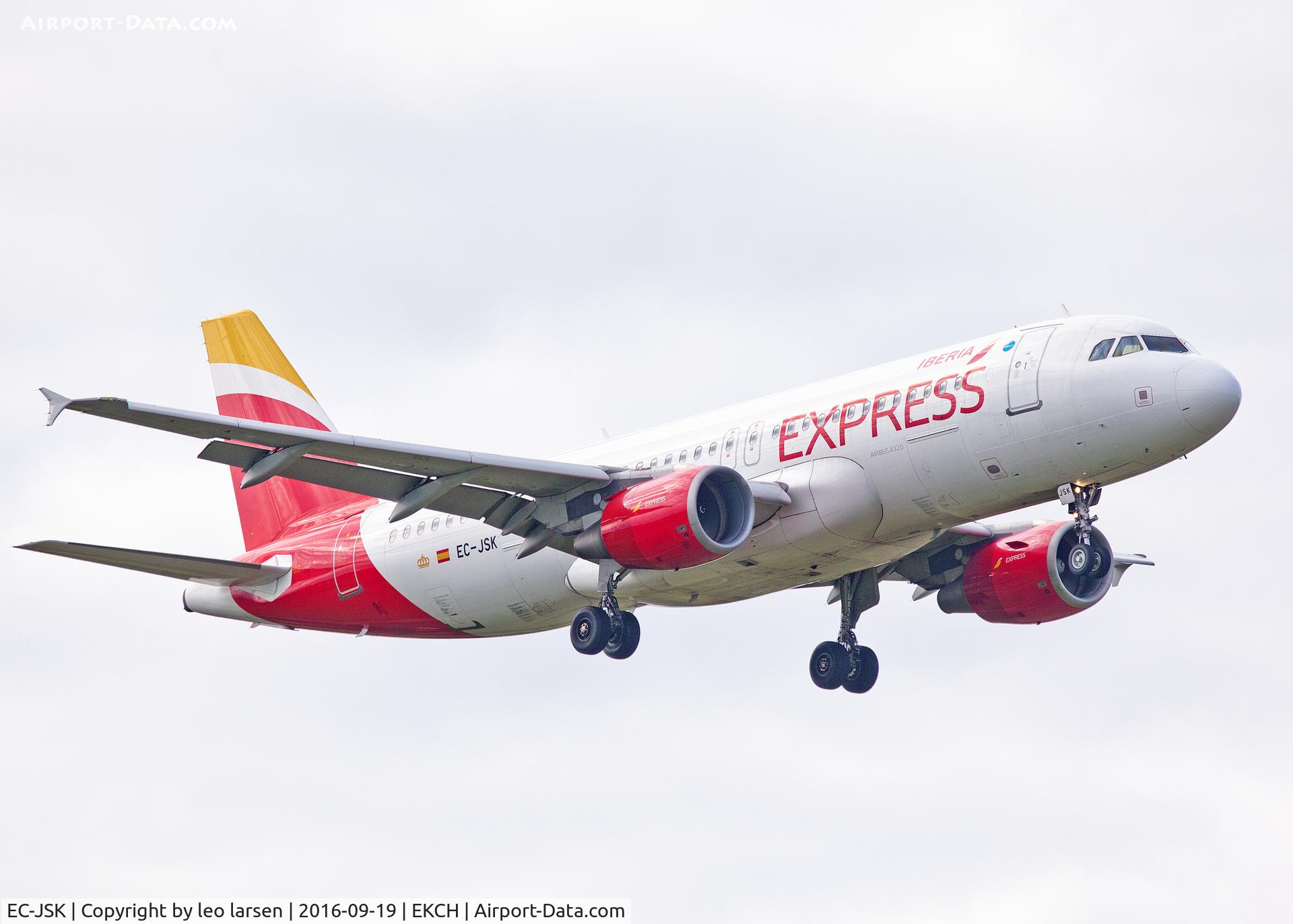 EC-JSK, 2006 Airbus A320-214 C/N 2807, Copenhagen 19.9.16