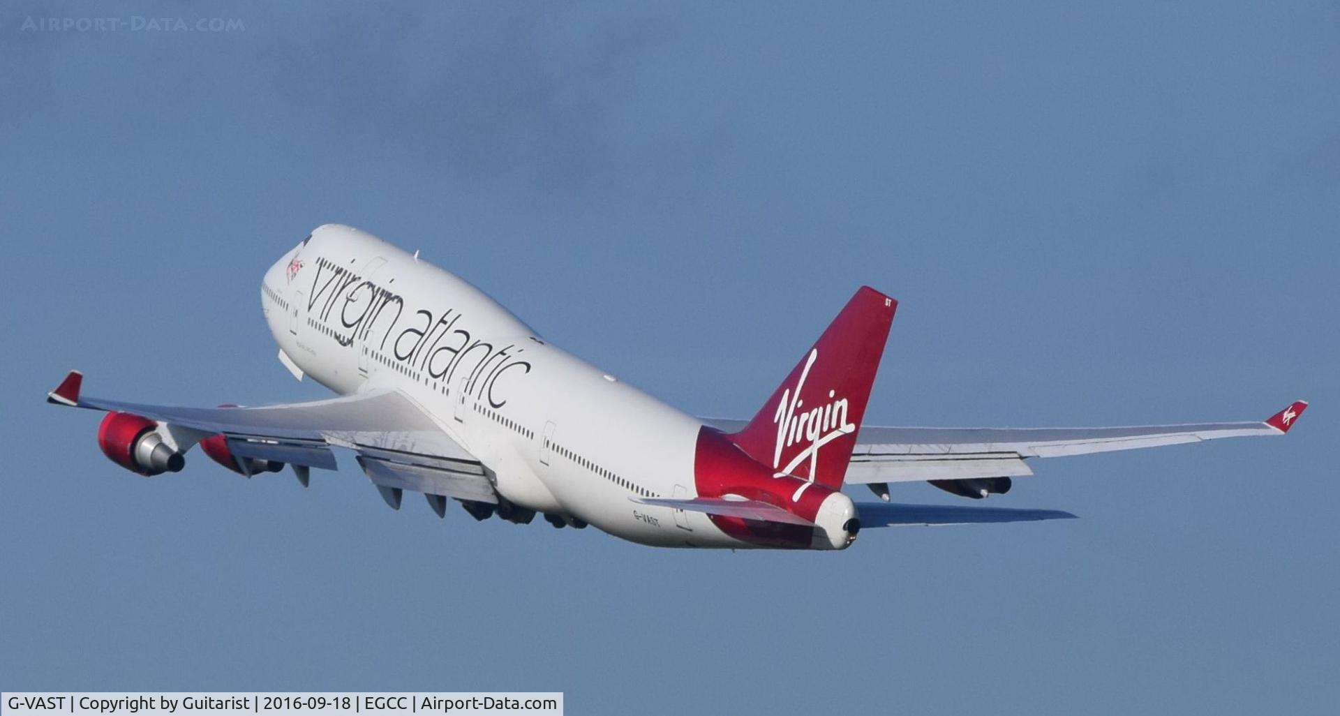 G-VAST, 1997 Boeing 747-41R C/N 28757, At Manchester