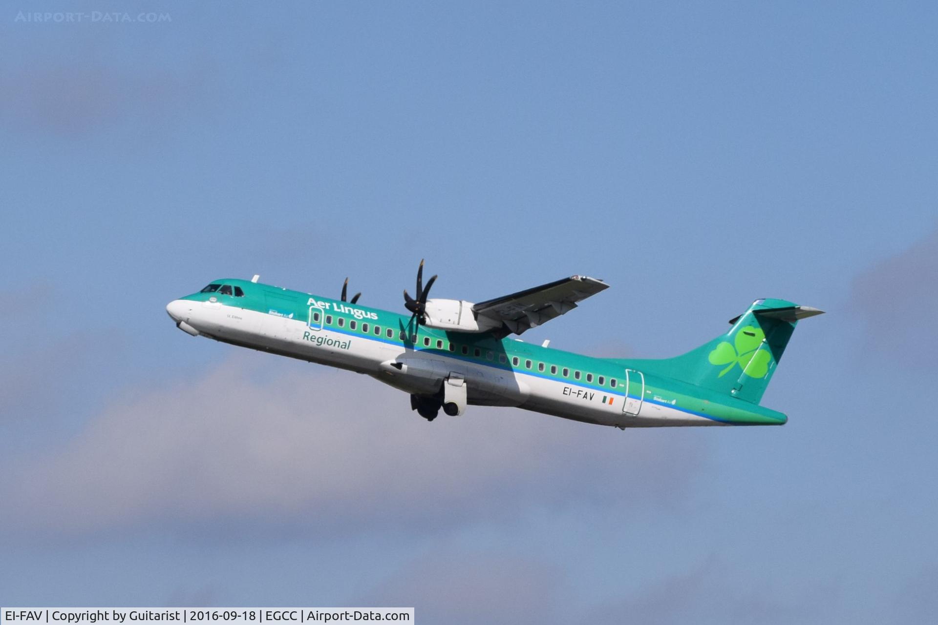 EI-FAV, 2013 ATR 72-600 (72-212A) C/N 1105, At Manchester