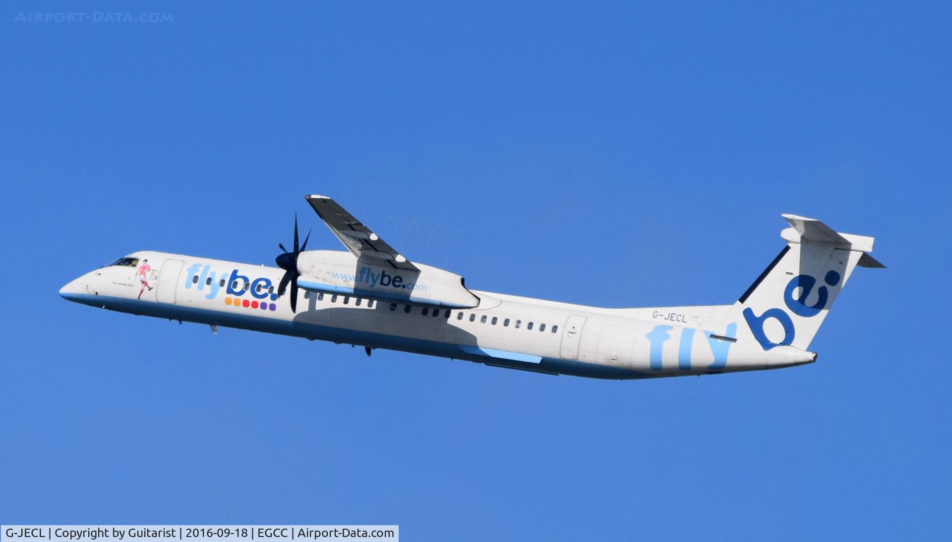 G-JECL, 2005 De Havilland Canada DHC-8-402Q Dash 8 C/N 4114, At Manchester