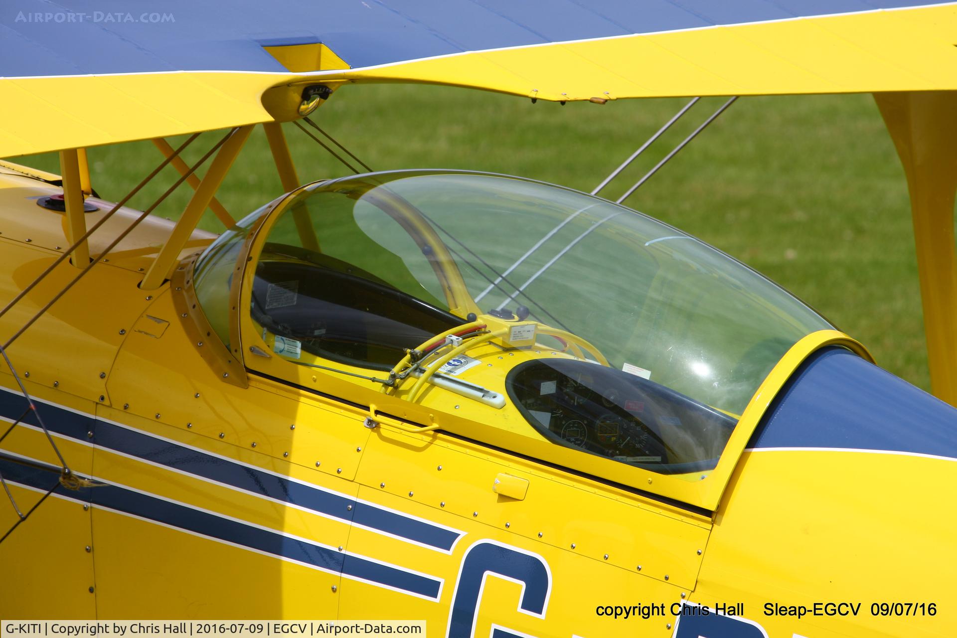 G-KITI, 1982 Pitts S-2E Special C/N 002, at Sleap