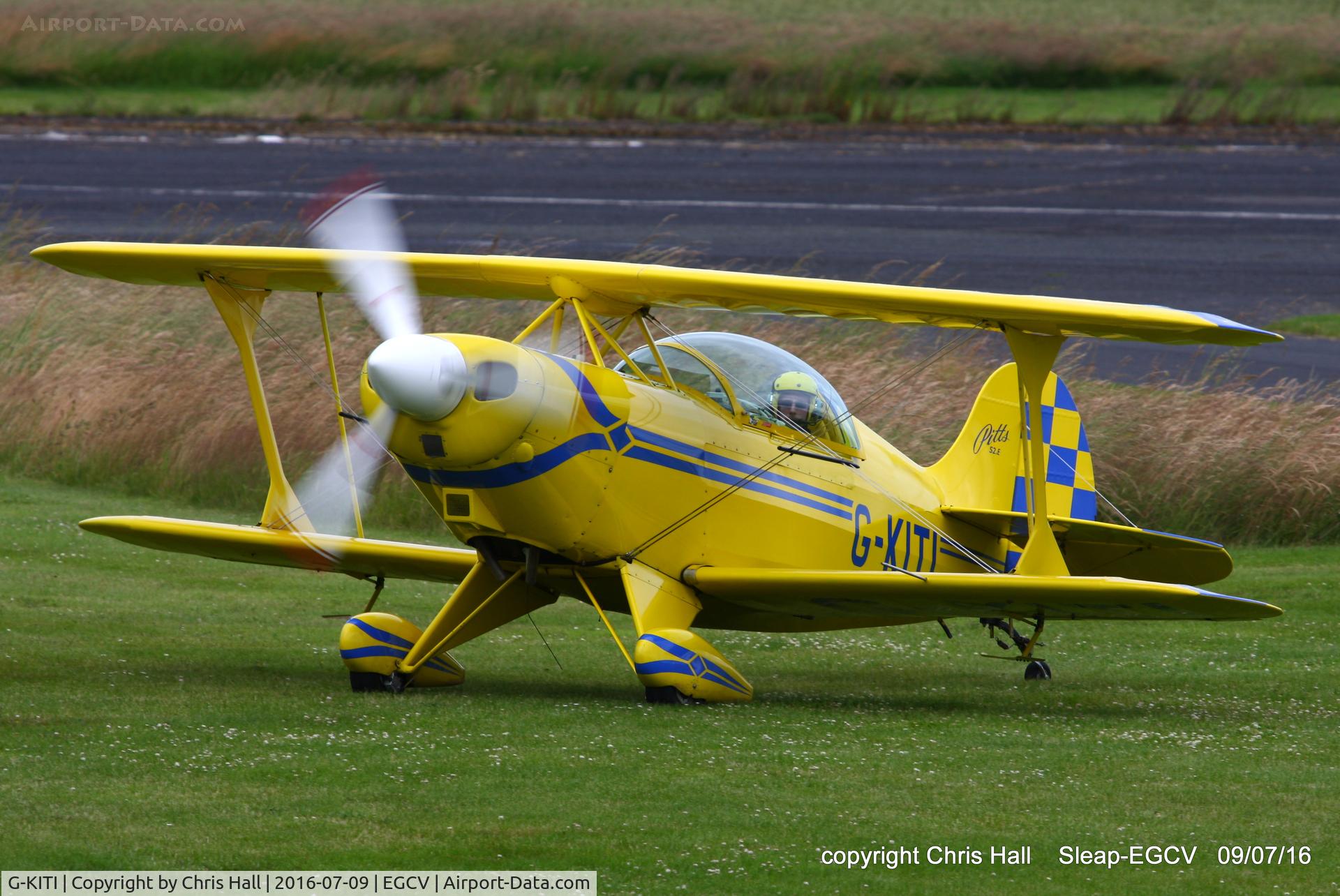 G-KITI, 1982 Pitts S-2E Special C/N 002, at Sleap