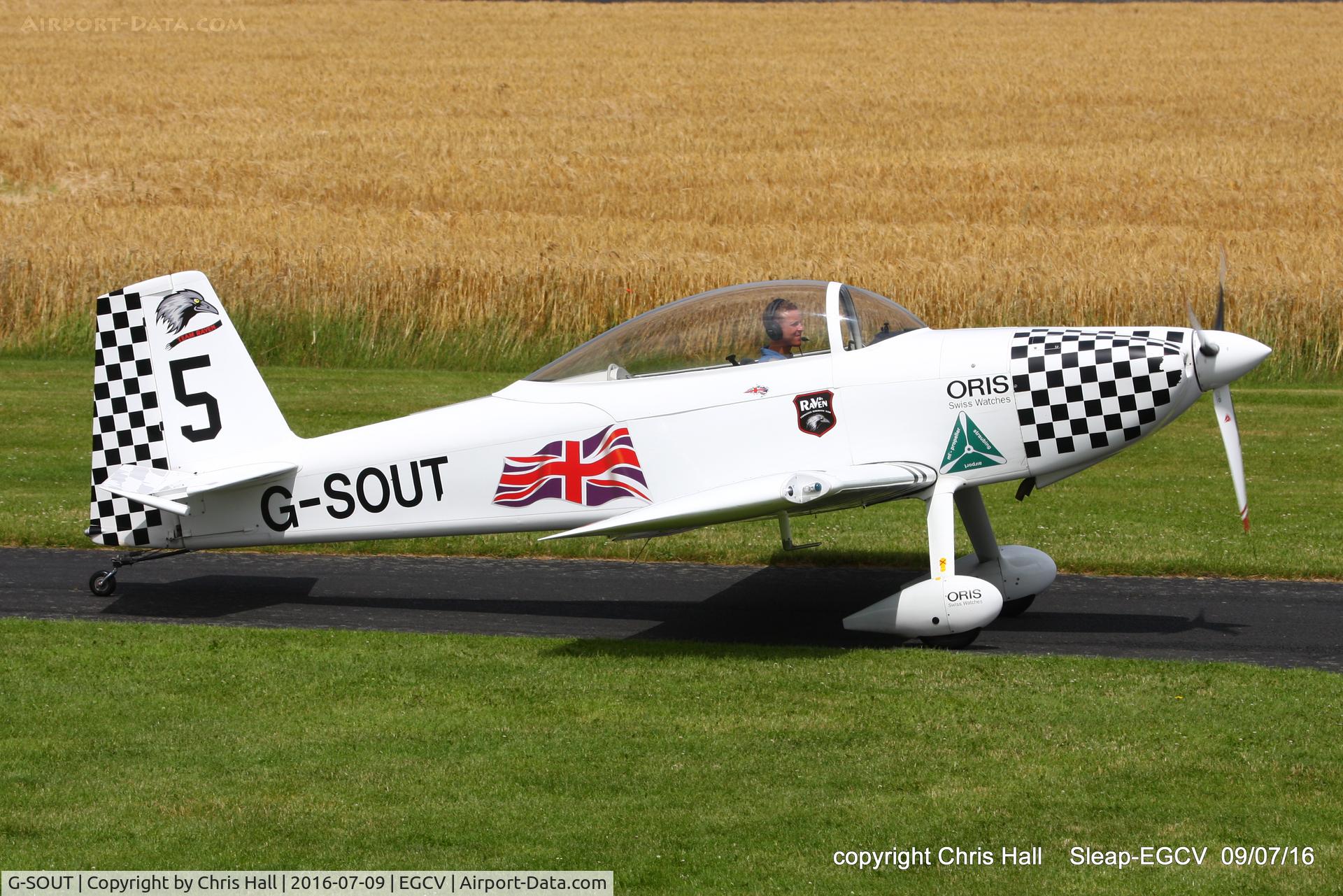 G-SOUT, 2006 Vans RV-8 C/N PFA 303-13295, at Sleap