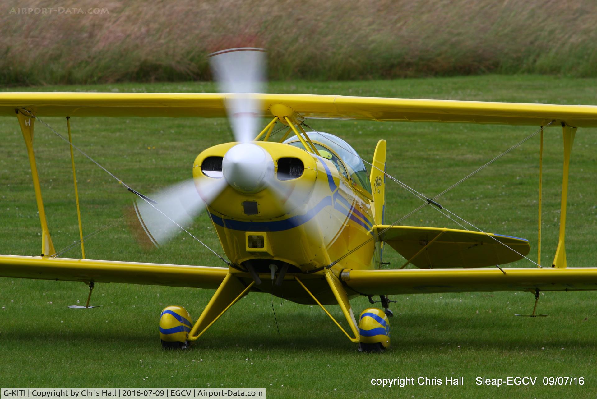 G-KITI, 1982 Pitts S-2E Special C/N 002, at Sleap