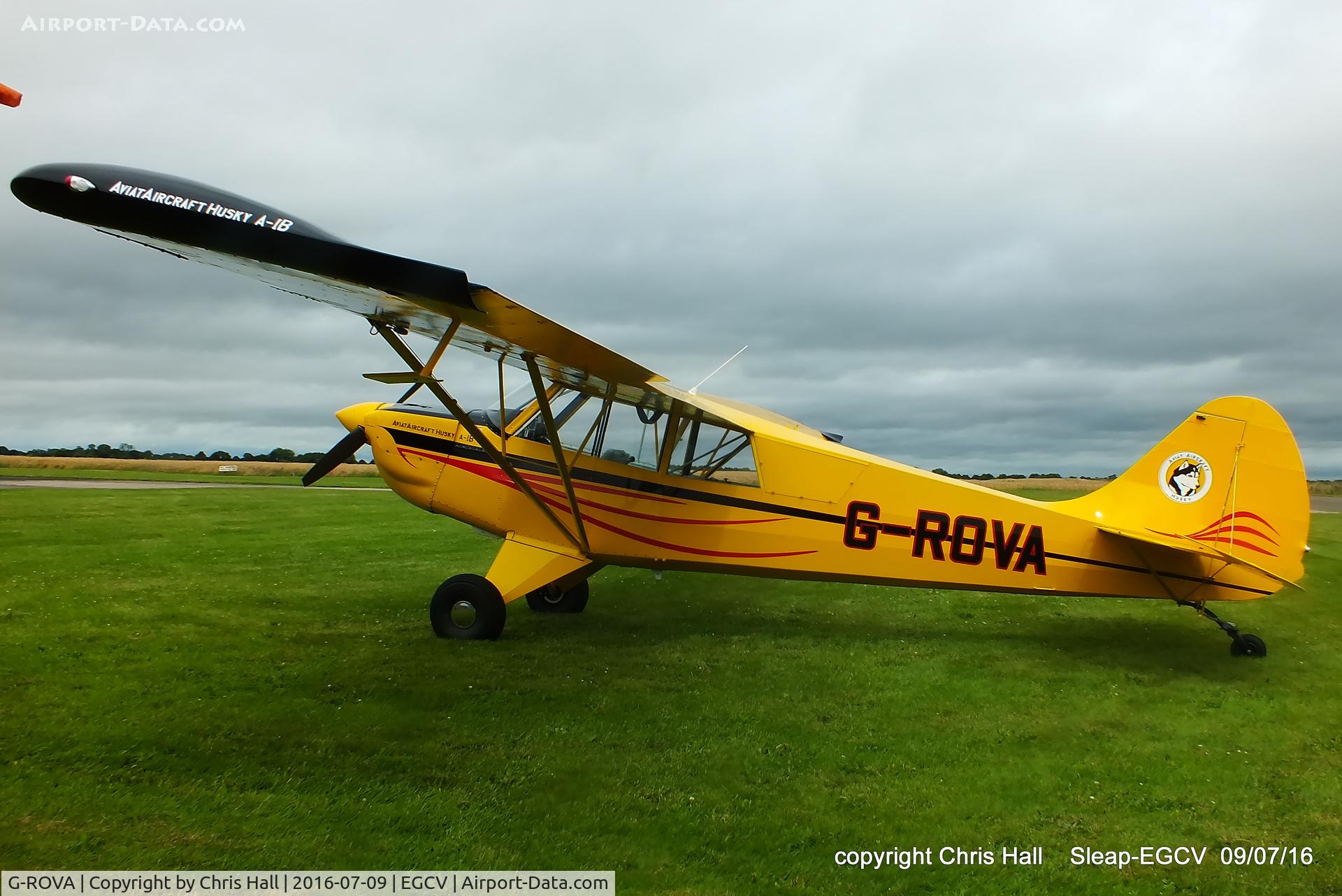 G-ROVA, 2016 Aviat A-1B Husky C/N NF0008, at Sleap