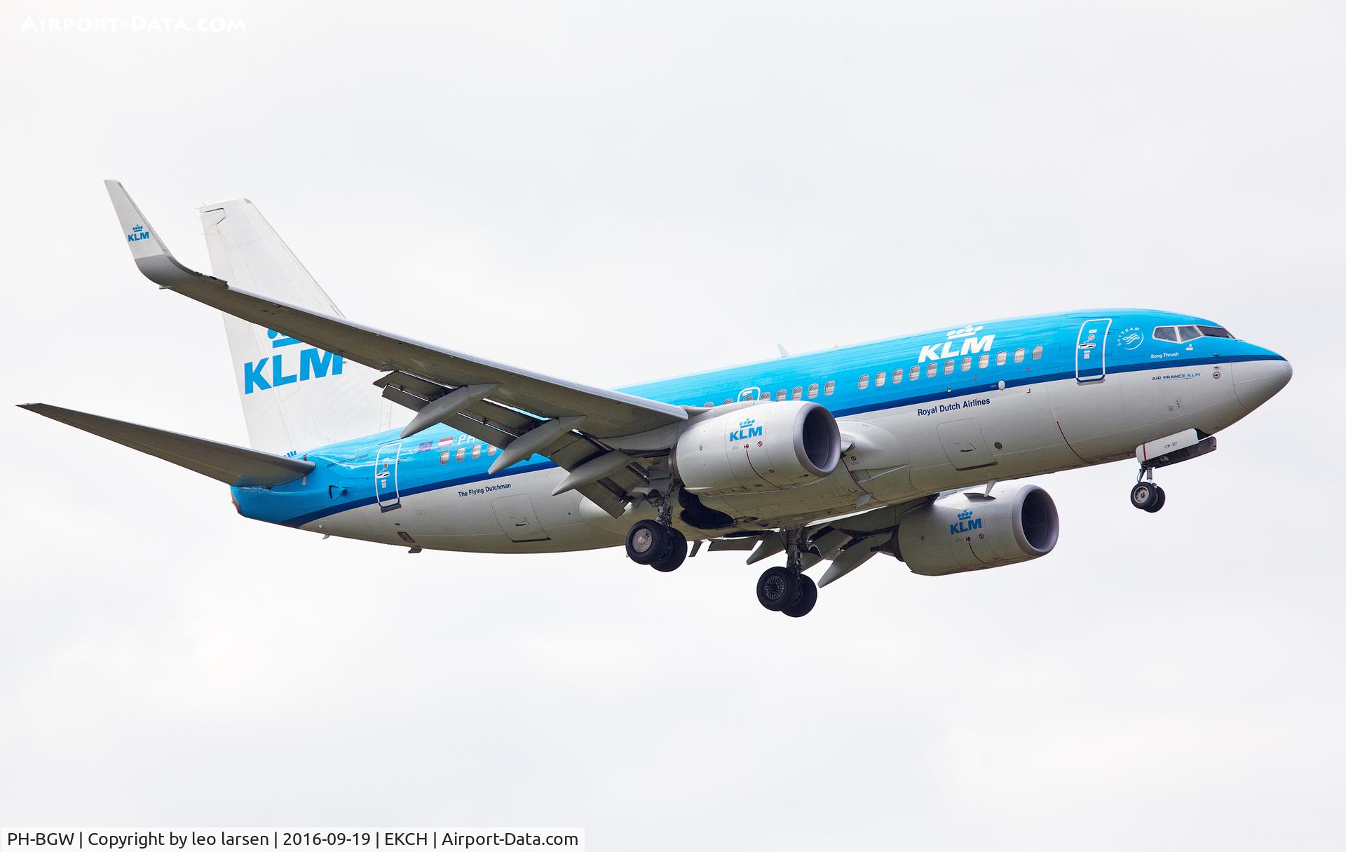 PH-BGW, 2011 Boeing 737-7K2 C/N 38128, Copenhagen 19.9.16