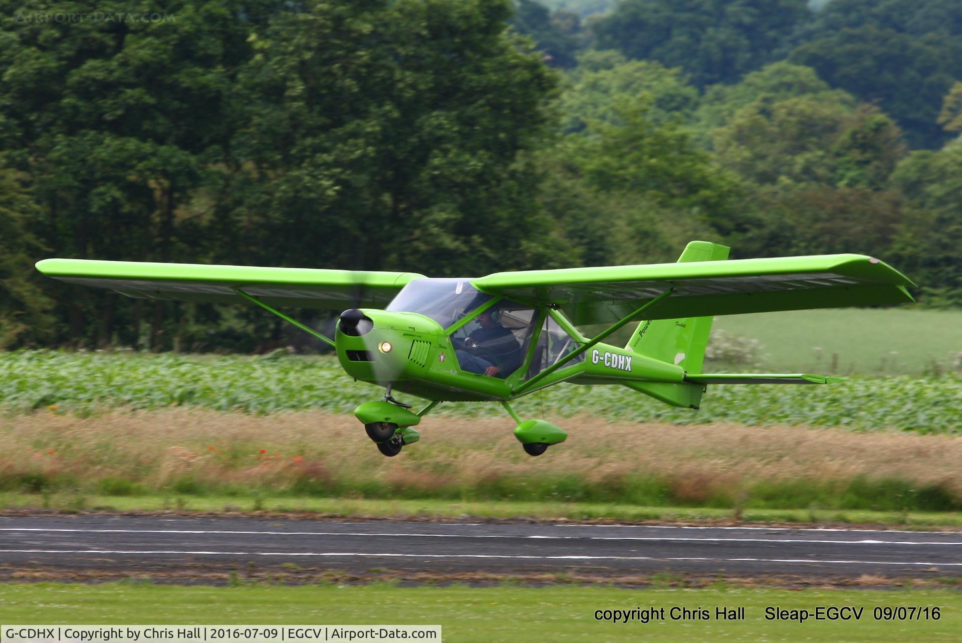 G-CDHX, 2005 Aeroprakt A-22 Foxbat C/N PFA 317-14297, at Sleap