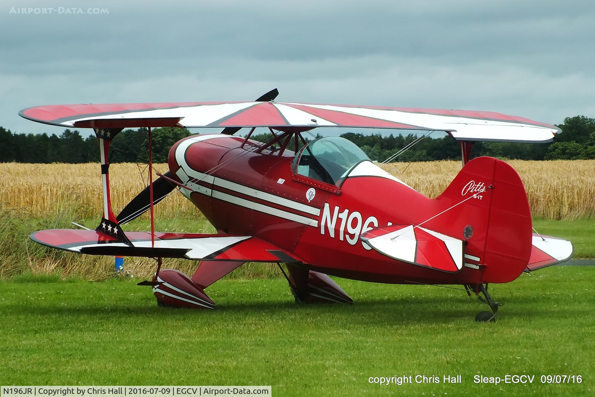 N196JR, 1983 Aerotek Pitts S-1T Special C/N 1019, at Sleap