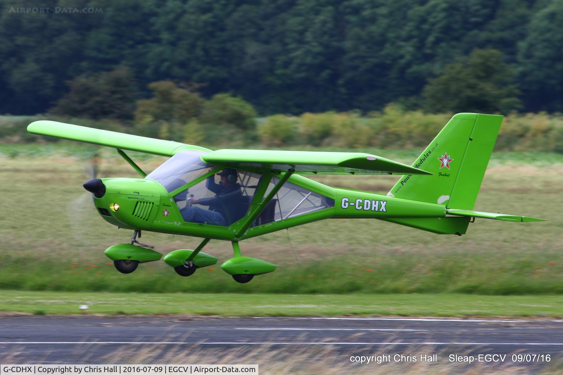 G-CDHX, 2005 Aeroprakt A-22 Foxbat C/N PFA 317-14297, at Sleap