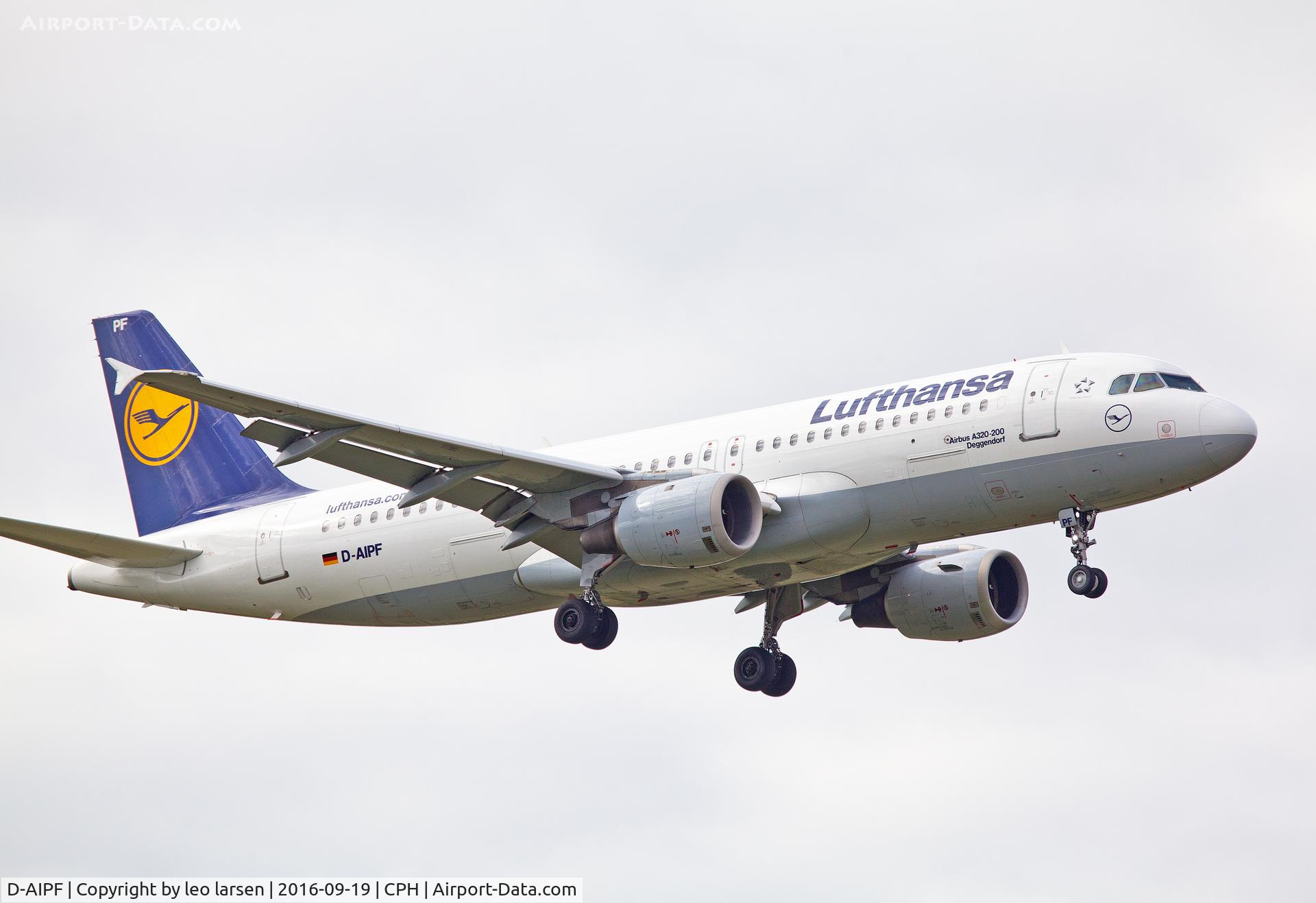 D-AIPF, 1989 Airbus A320-211 C/N 0083, Copenhagen 19.9.16
