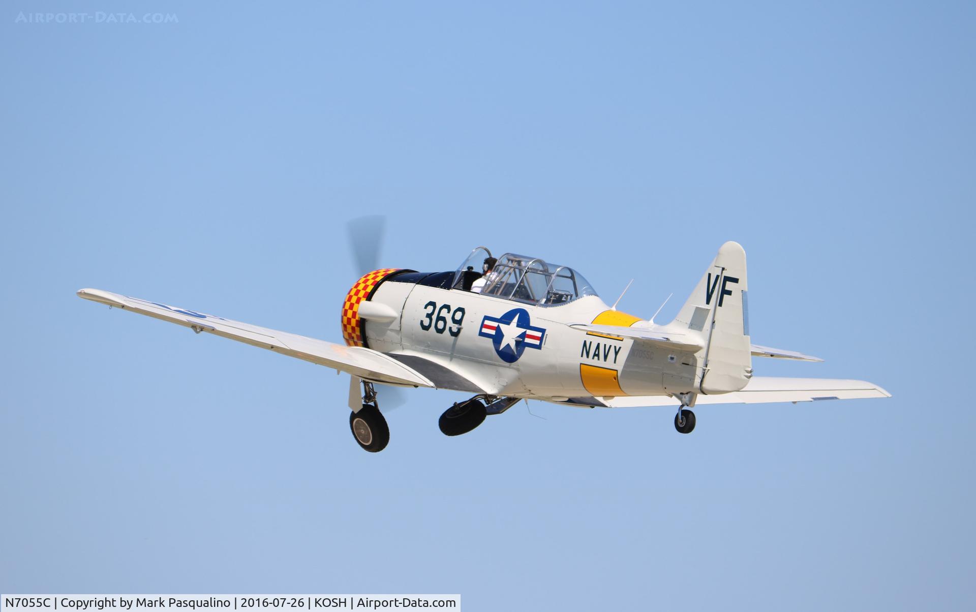 N7055C, 1944 North American SNJ-5 Texan C/N 84-895, North American SNJ-5