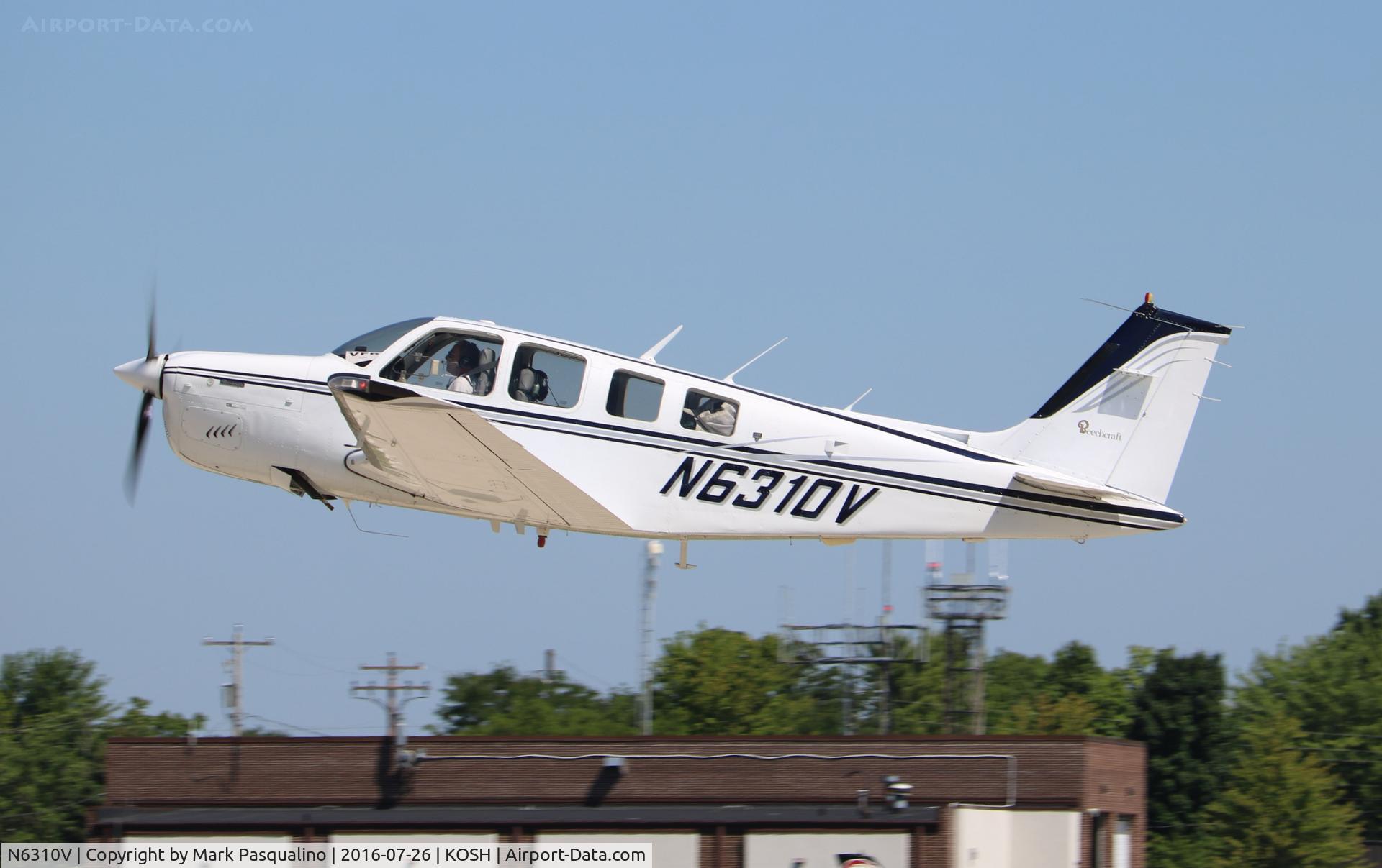N6310V, 1982 Beech A36 Bonanza 36 C/N E-2021, Beech A36