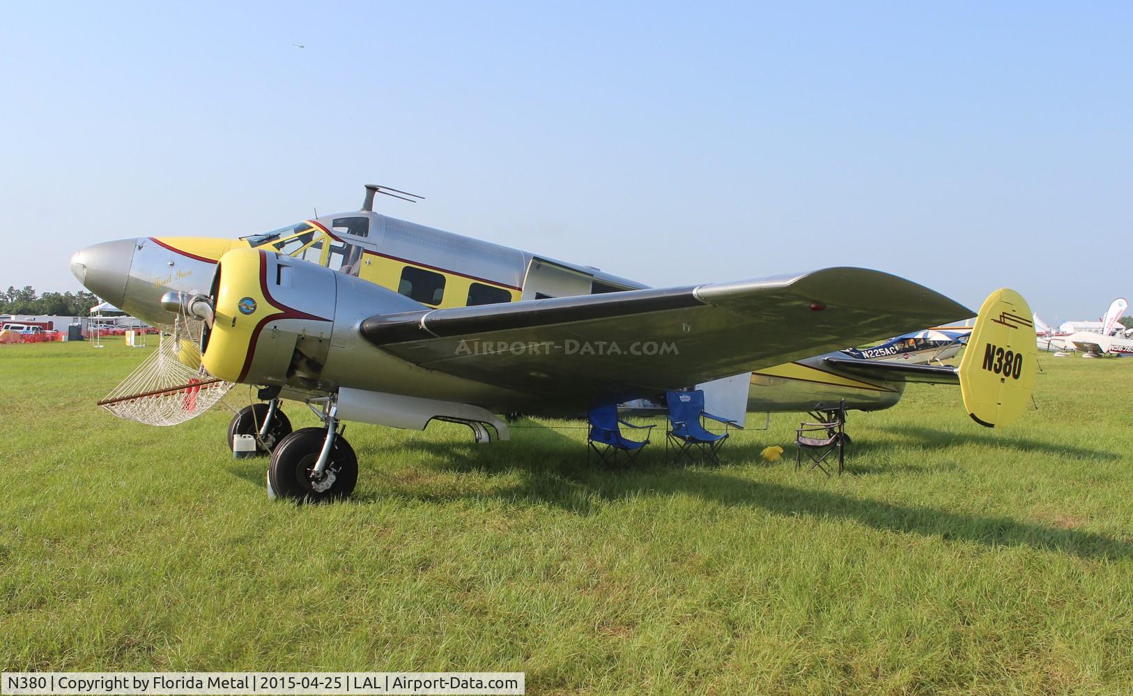 N380, 1955 Beech E18S C/N BA-42, Beech E18S