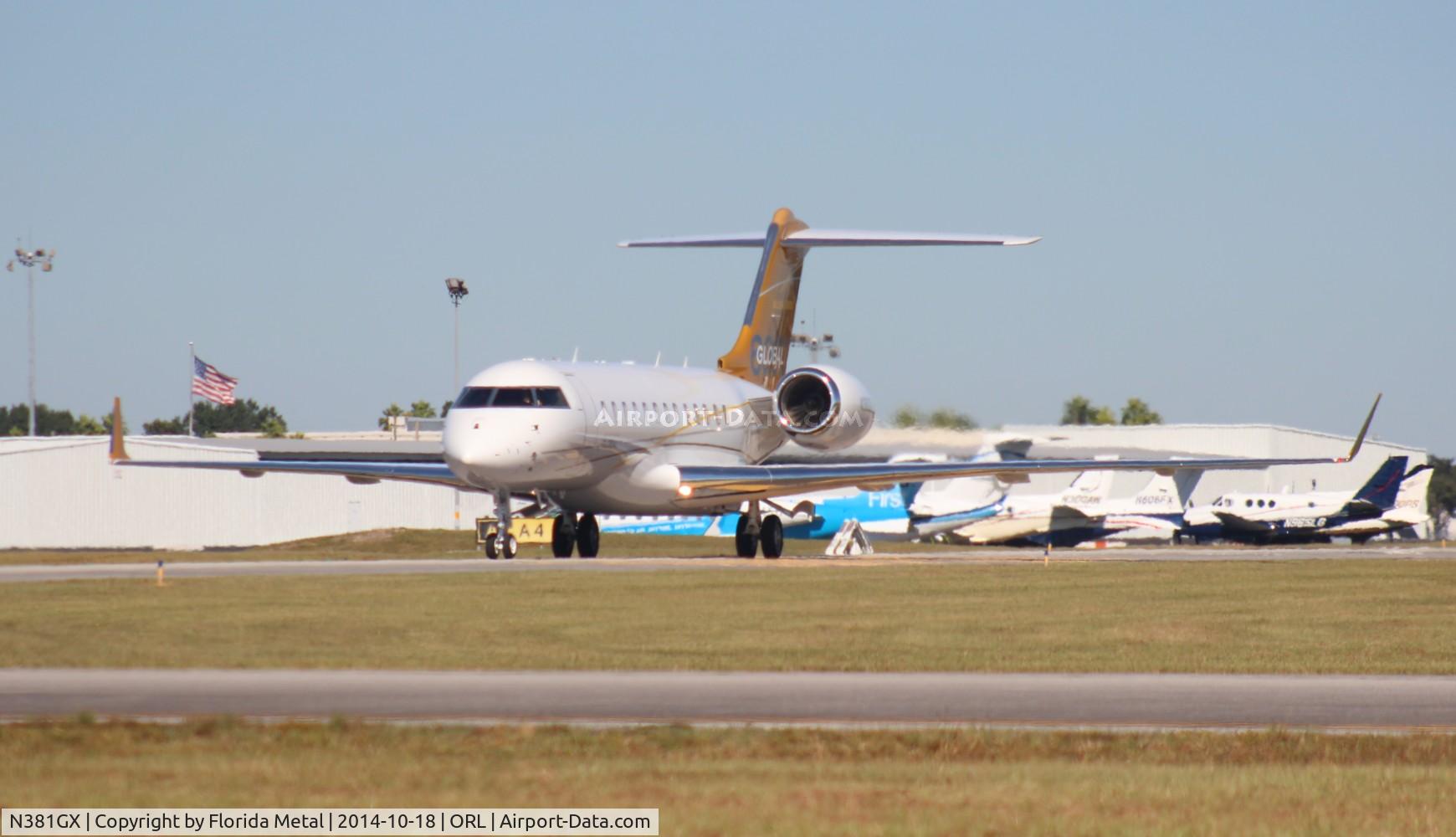 N381GX, 2012 Bombardier Global 6000 (BD-700-1A10) C/N 9381, Global 6000
