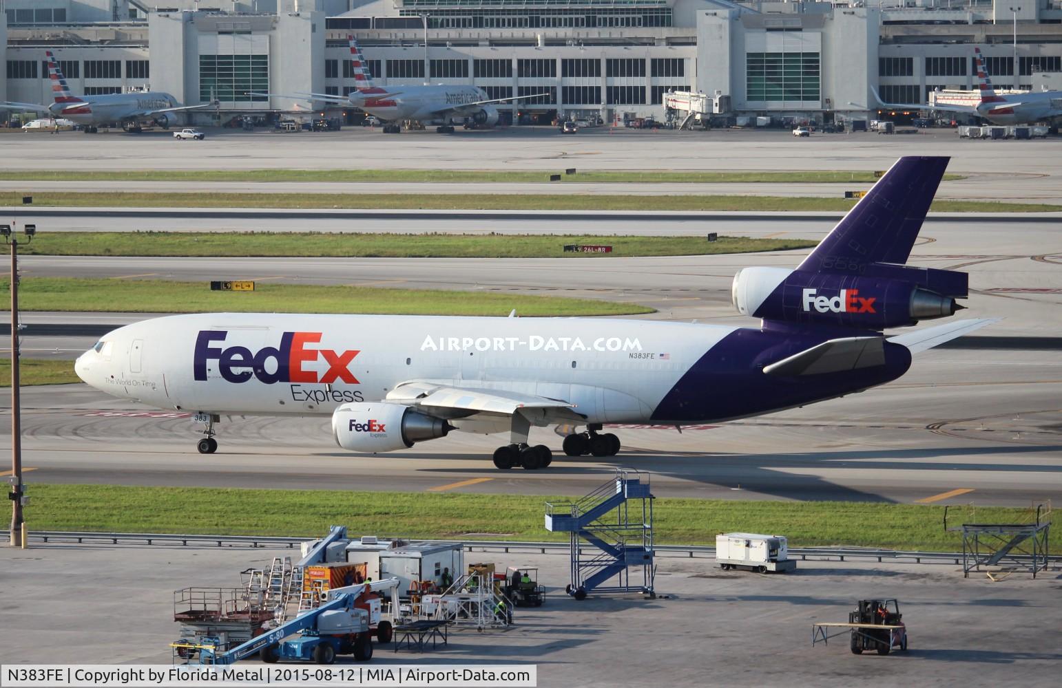 N383FE, 1973 McDonnell Douglas MD-10-10F C/N 46616, Fed Ex