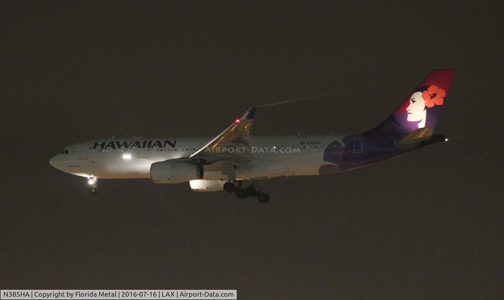 N385HA, 2012 Airbus A330-243 C/N 1295, Hawaiian