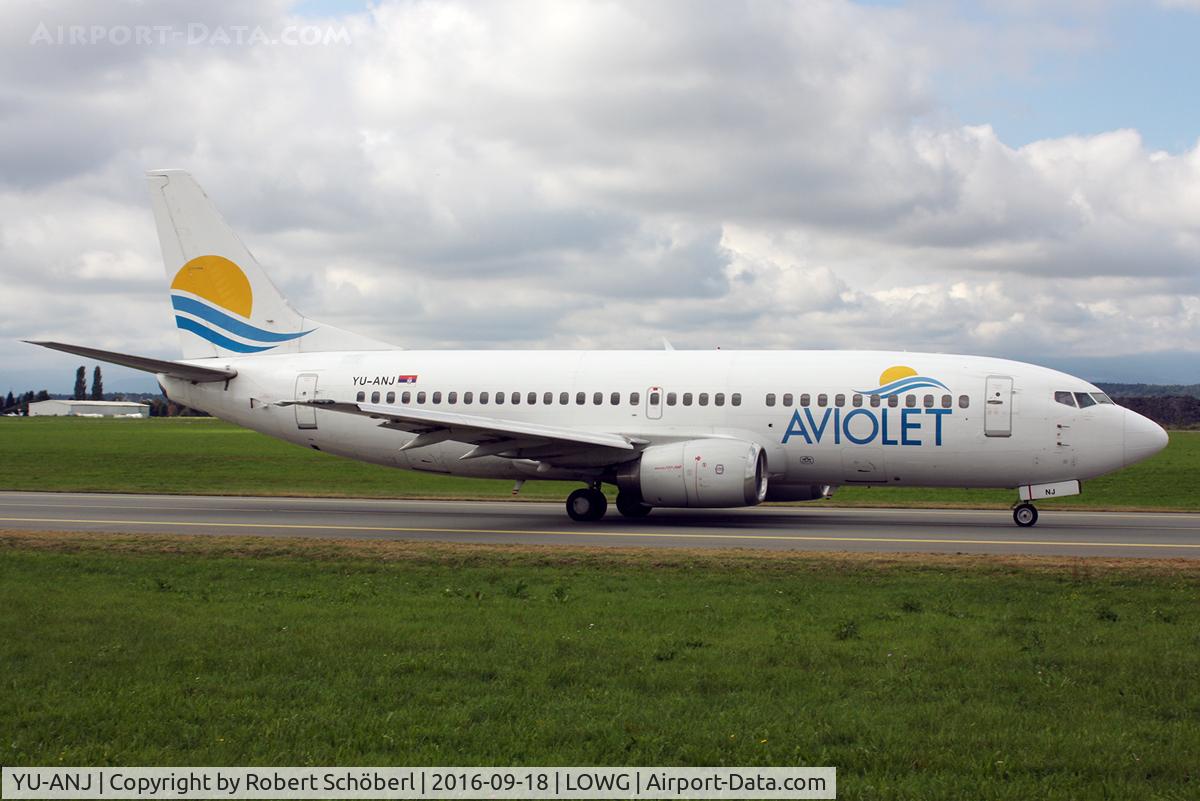 YU-ANJ, 1986 Boeing 737-3H9 C/N 23714/1305, YU-ANJ @ LOWG