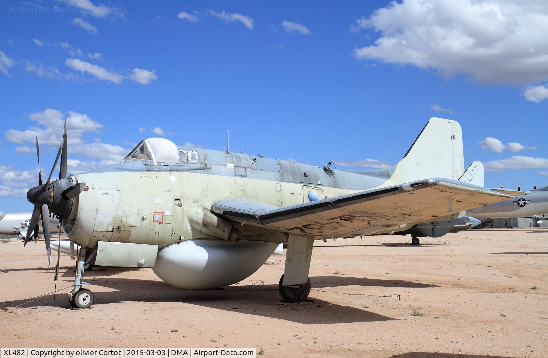 XL482, 1960 Fairey Gannet AEW.3 C/N F9451, Pima air museum