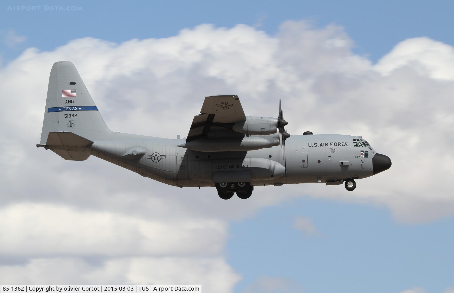 85-1362, 1985 Lockheed C-130H Hercules C/N 382-5072, visiting Arizona