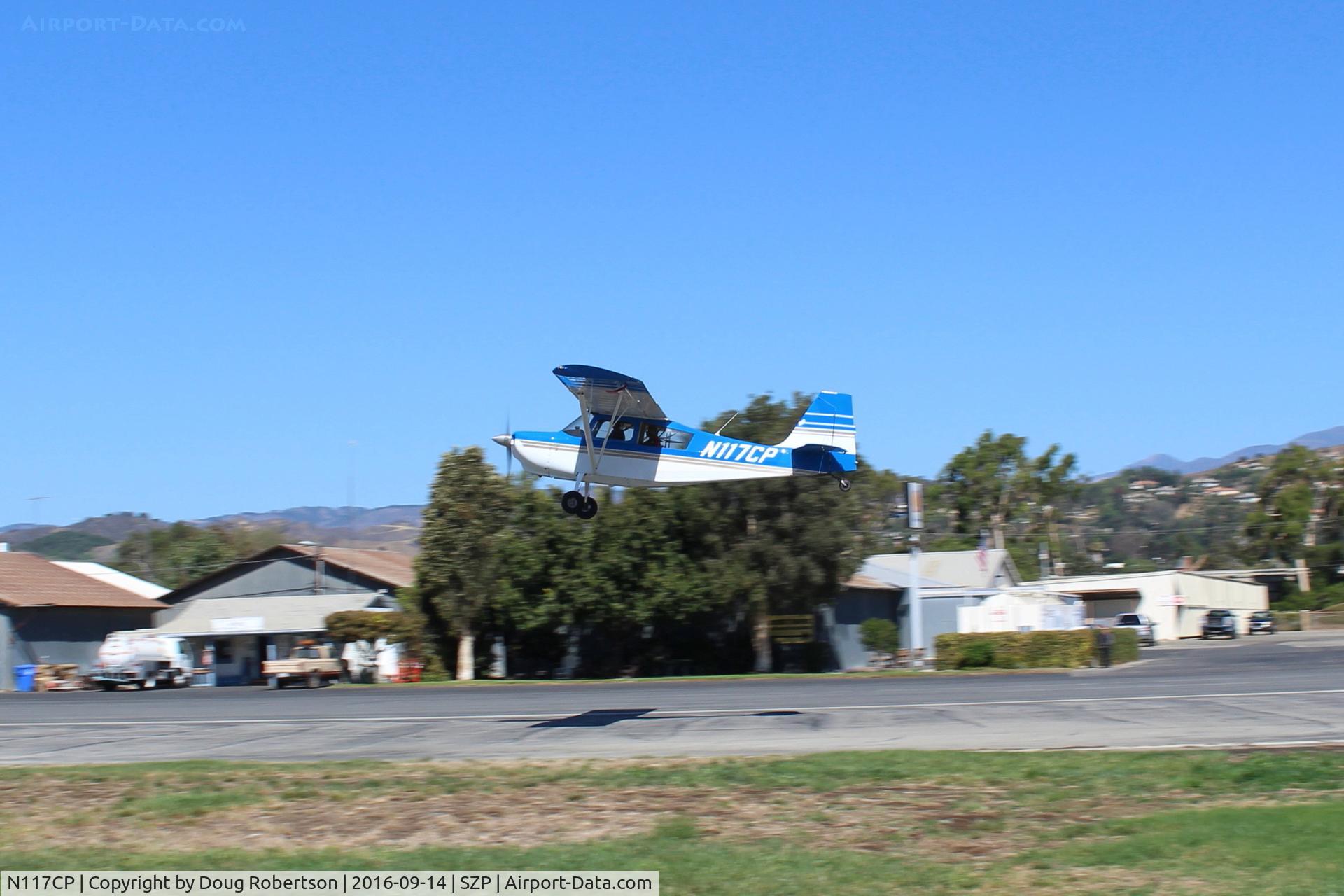 N117CP, American Champion 7GCBC Citabria C/N 1275-99, 1999 American Champion 7GCBC CITABRIA, Lycoming O-320 150 Hp, takeoff climb Rwy 22