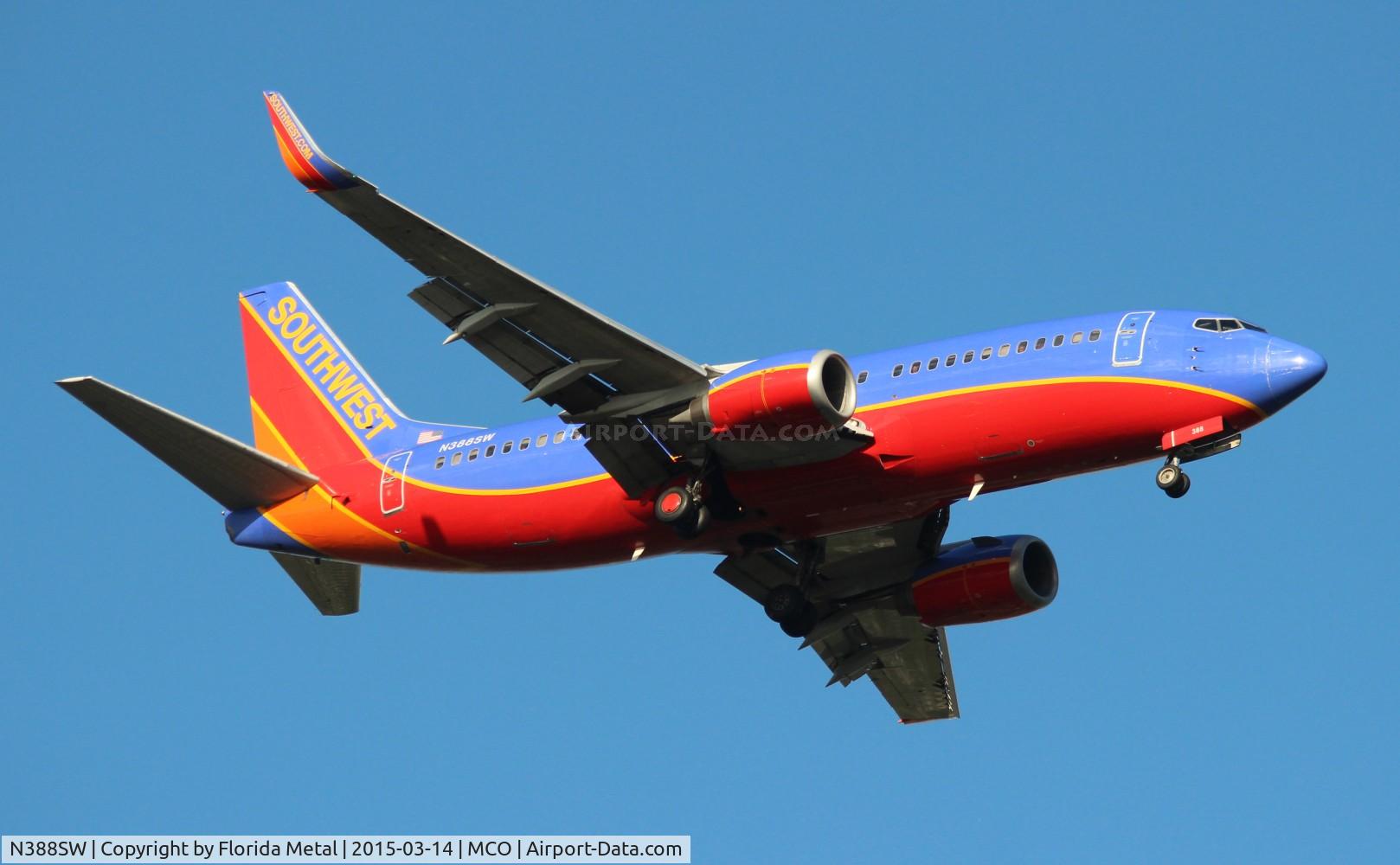 N388SW, 1994 Boeing 737-3H4 C/N 26591, Southwest