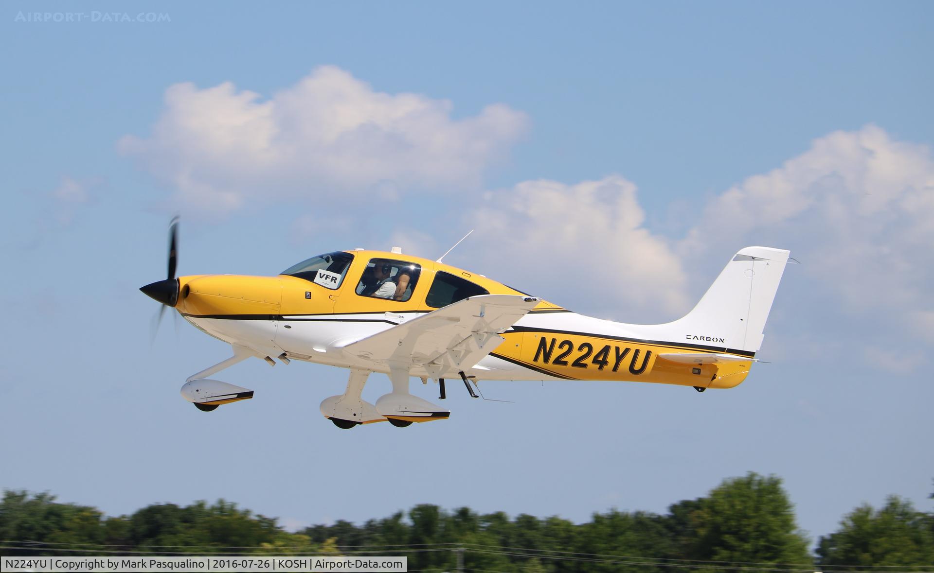 N224YU, 2016 Cirrus SR-22 G5-GTS Carbon C/N 4341, Cirrus SR22