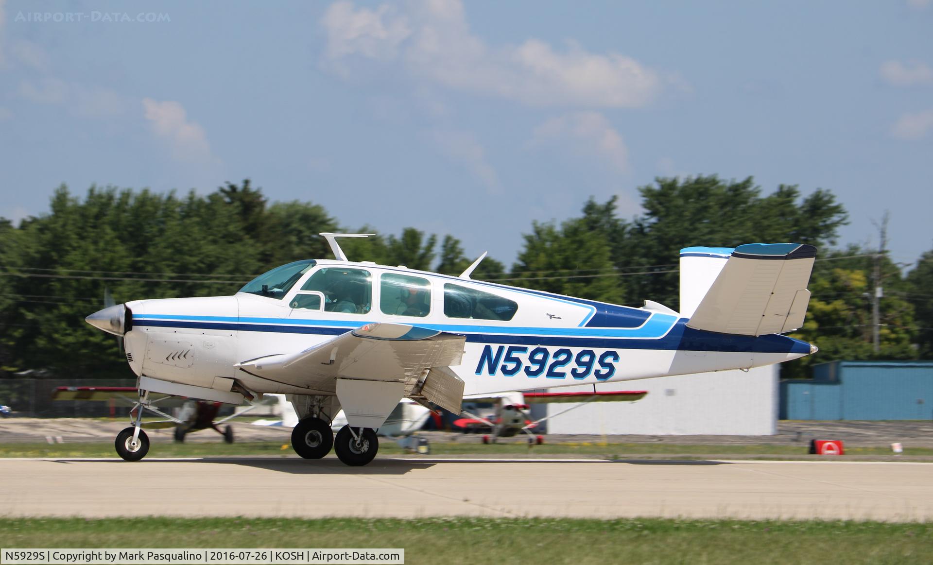 N5929S, 1966 Beech V35 Bonanza C/N D-8137, Beech V35