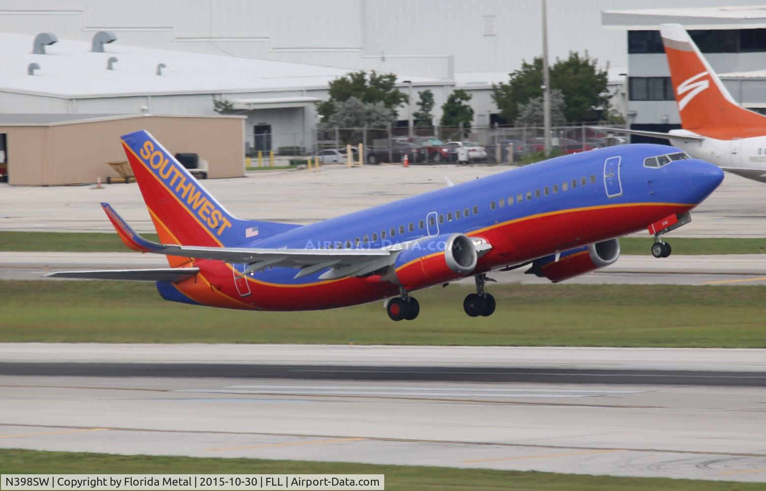 N398SW, 1995 Boeing 737-3H4 C/N 27692, Southwest