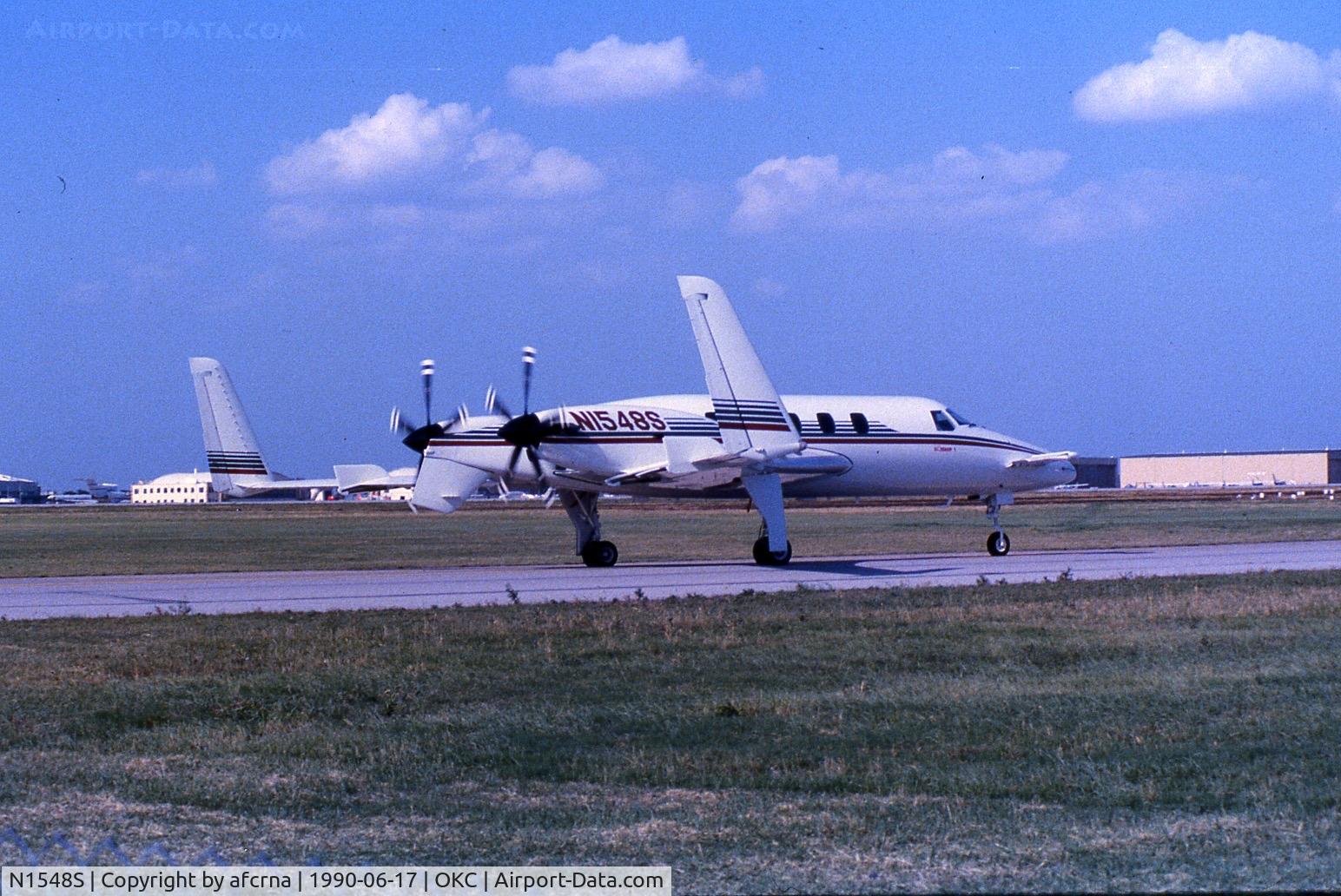 N1548S, 1990 Beech Starship C/N NC-7, At Aerospace America Airshow 1990, Oklahoma City