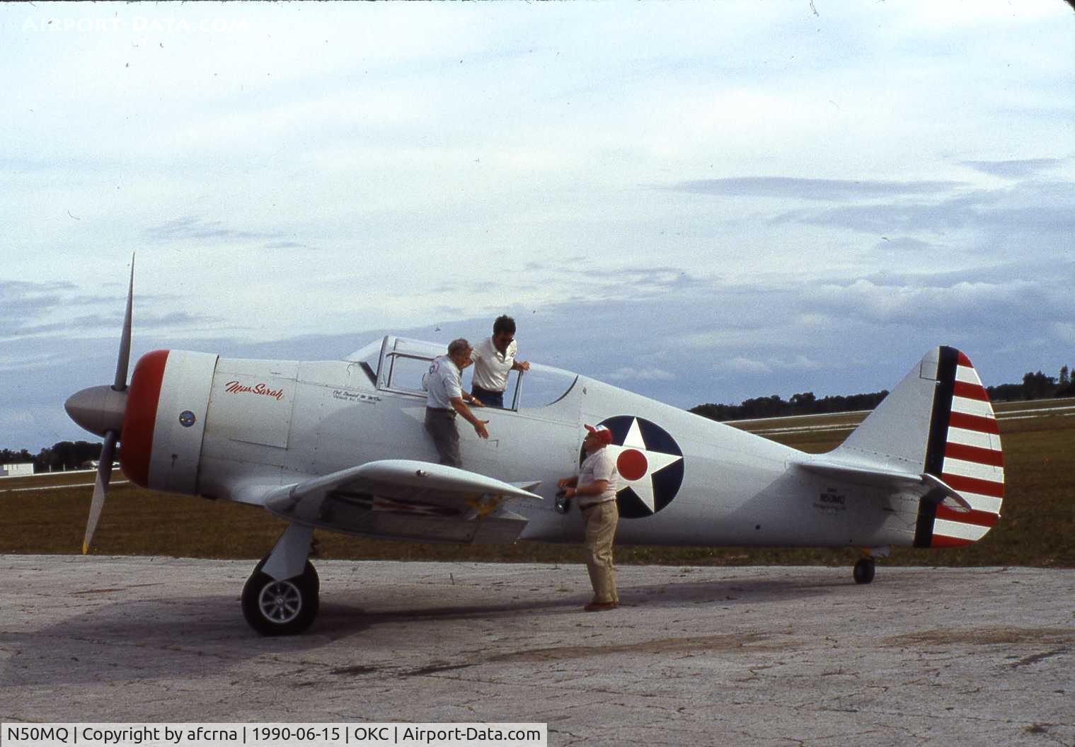 N50MQ, 1943 North American/mccue NA-50 C/N NA50-01M, Aerospace America Airshow 1990, Oklahoma City