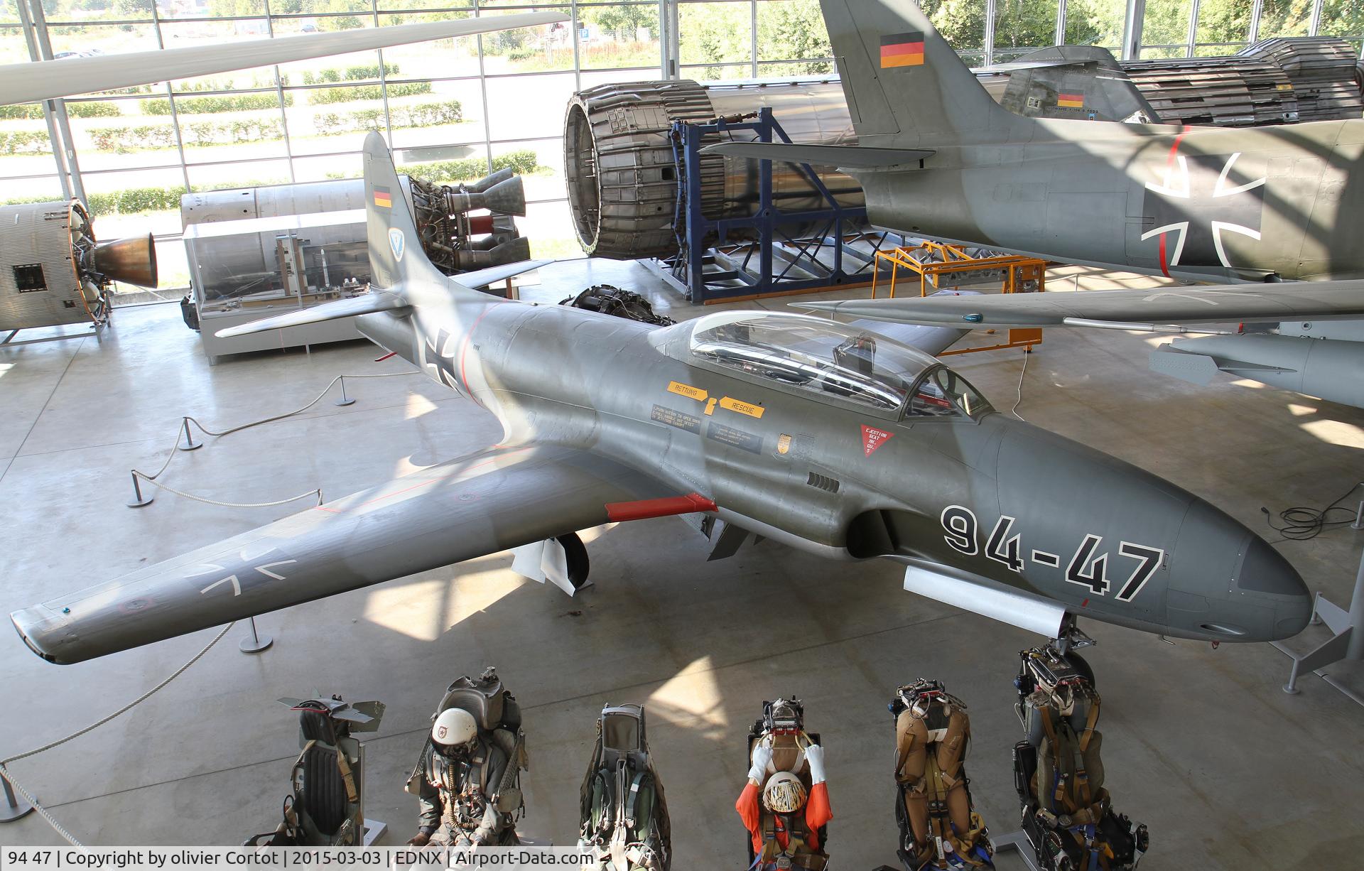 94 47, Lockheed T-33A Shooting Star C/N 580-8967, In Deutsches Museum Flugwerft Schleissheim, near Munich.