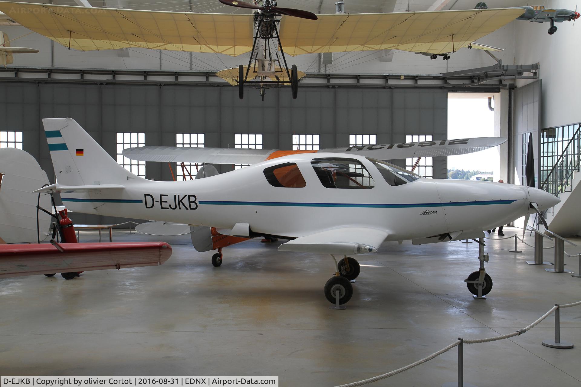 D-EJKB, Lancair IV C/N IV-00-20, Profile view. In Deutsches Museum Flugwerft Schleissheim, near Munich.