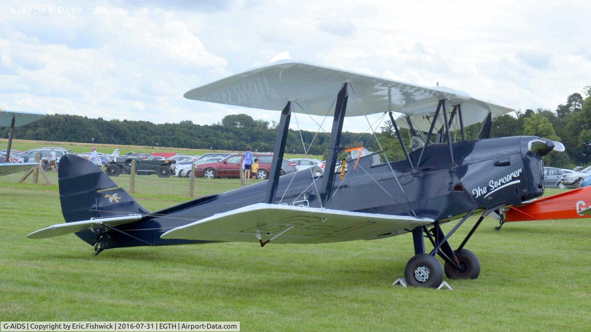 G-AIDS, 1941 De Havilland DH-82A Tiger Moth II C/N 84546, 2. G-AIDS at 'A Gathering of Moths,' Old Warden Aerodrome, Beds, July 2016.