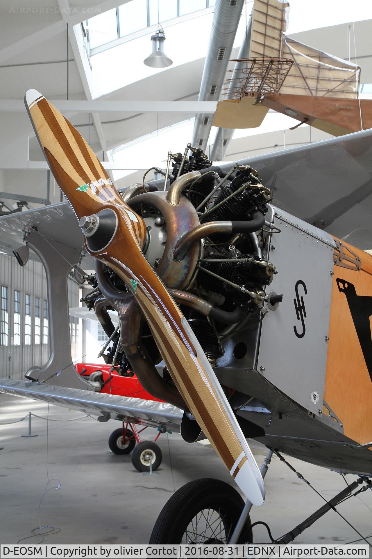 D-EOSM, Udet U.12a Flamingo Replica C/N D-1202, Nice propeller. In Deutsches Museum Flugwerft Schleissheim, near Munich.