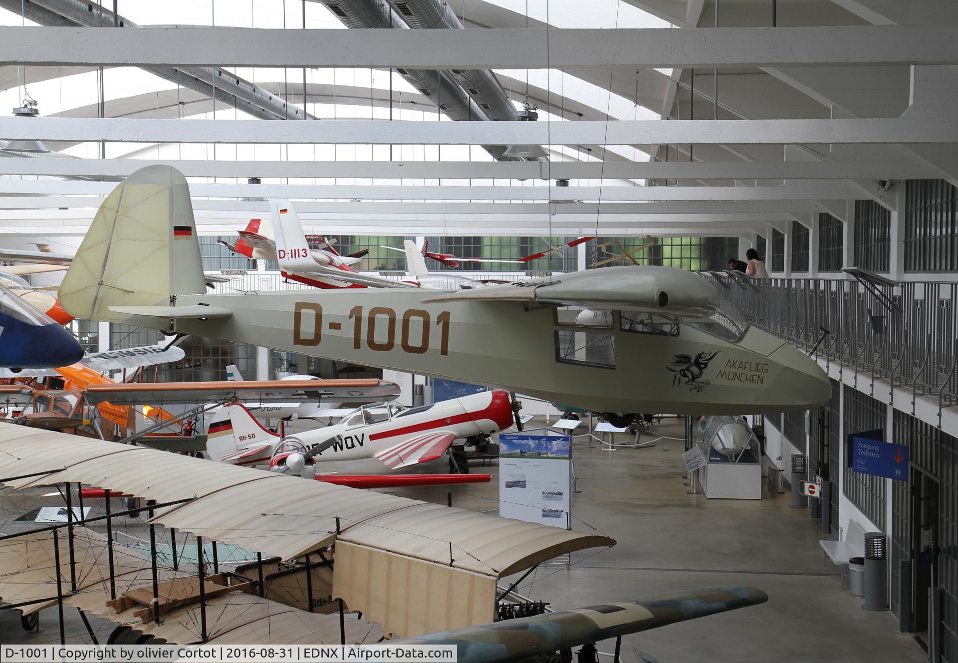 D-1001, 1934 Munich Technical University Mu 10 Milan C/N 1, In Deutsches Museum Flugwerft Schleissheim, near Munich.