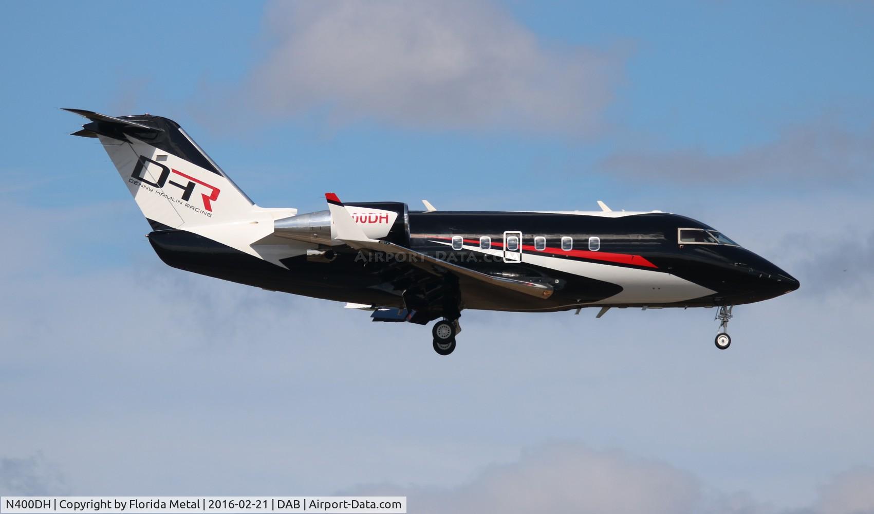 N400DH, 1989 Canadair 601-3A Challenger (CL-600-2B16) C/N 5036, NASCAR Driver #11 Denny Hamlin's Challenger 600