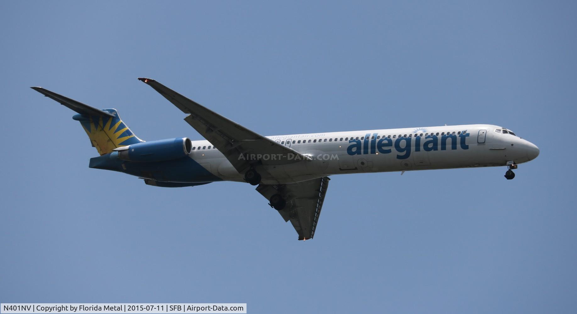 N401NV, 1989 McDonnell Douglas MD-88 C/N 49761, Allegiant Air