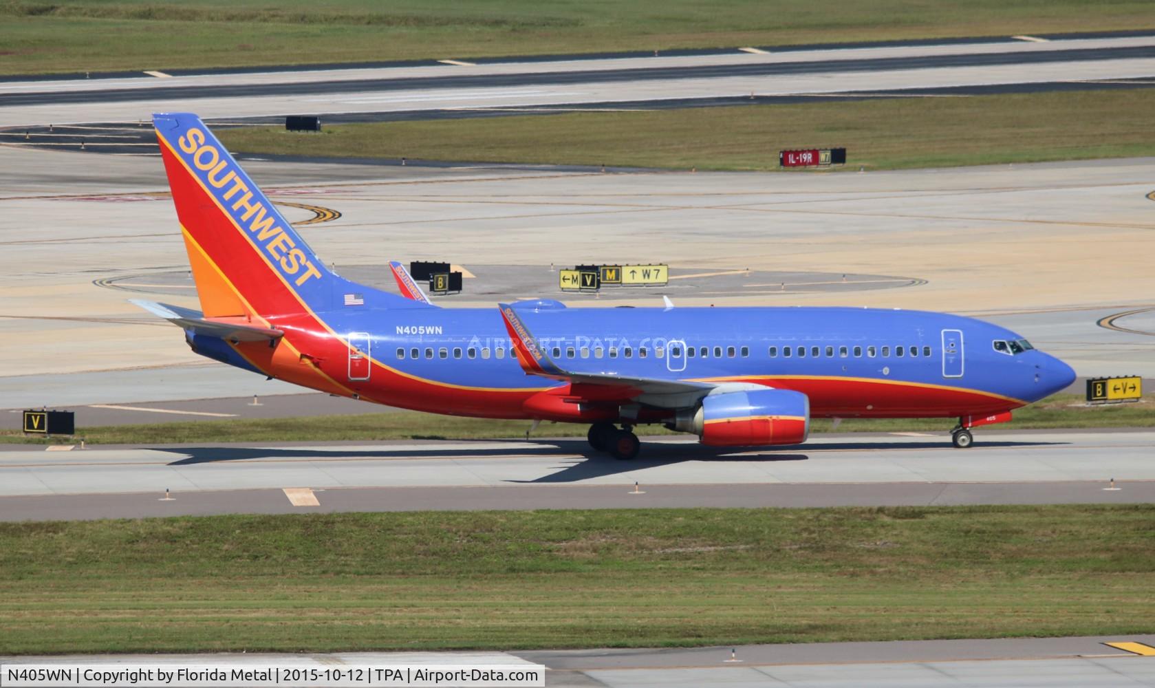 N405WN, 2001 Boeing 737-7H4 C/N 27893, Southwest