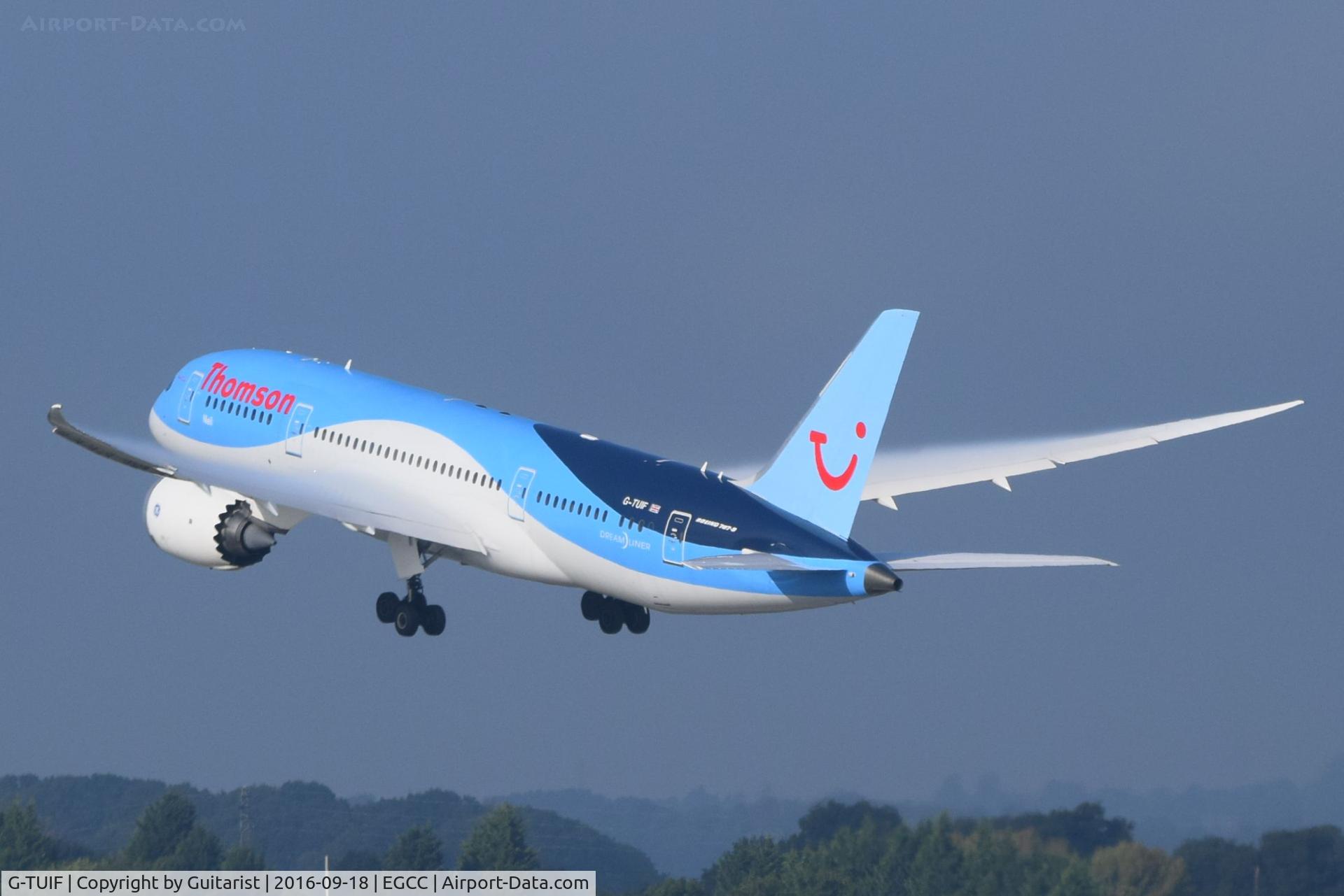G-TUIF, 2014 Boeing 787-8 Dreamliner C/N 36428, At Manchester