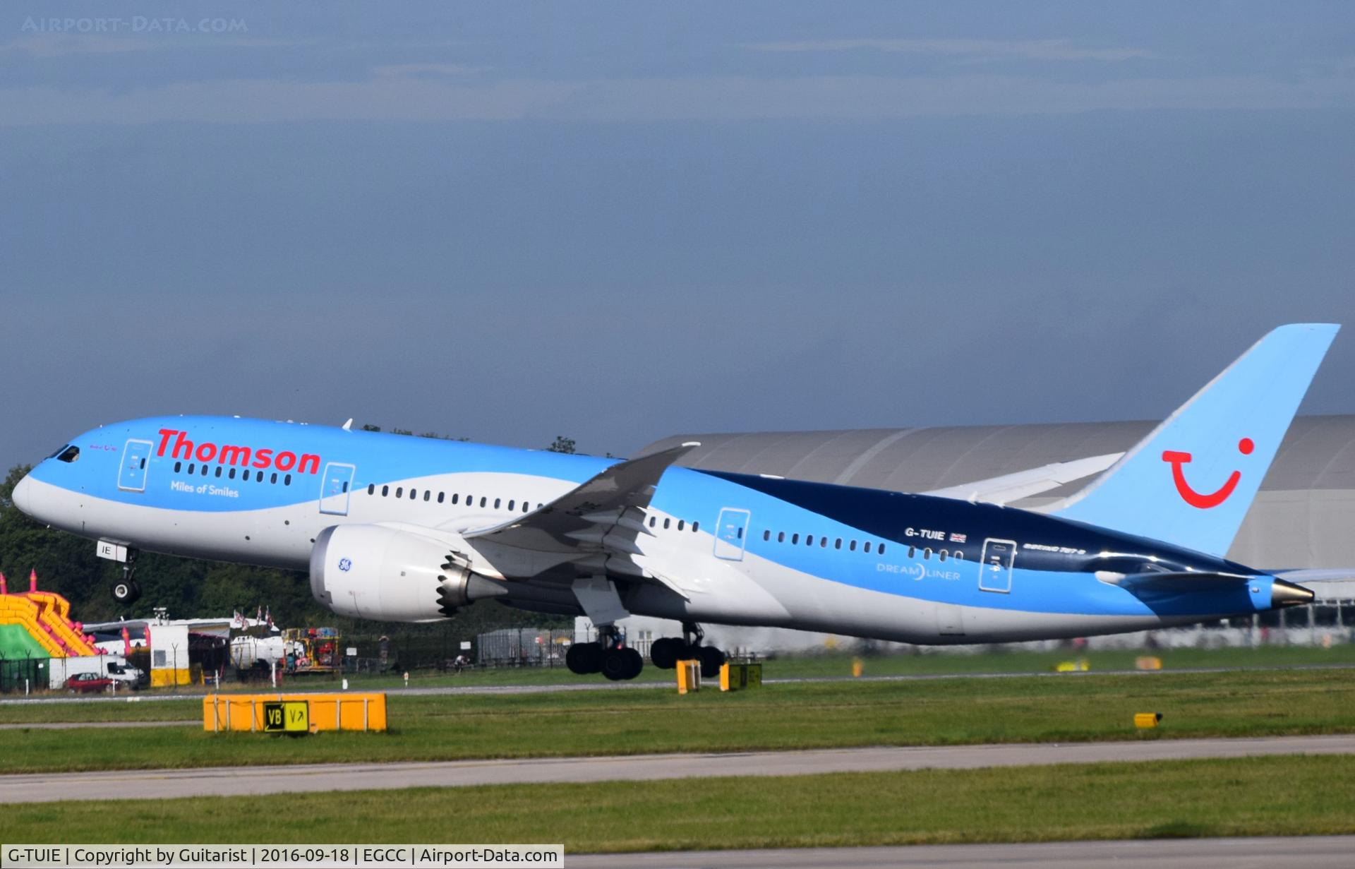 G-TUIE, 2014 Boeing 787-8 Dreamliner C/N 37227, At Manchester