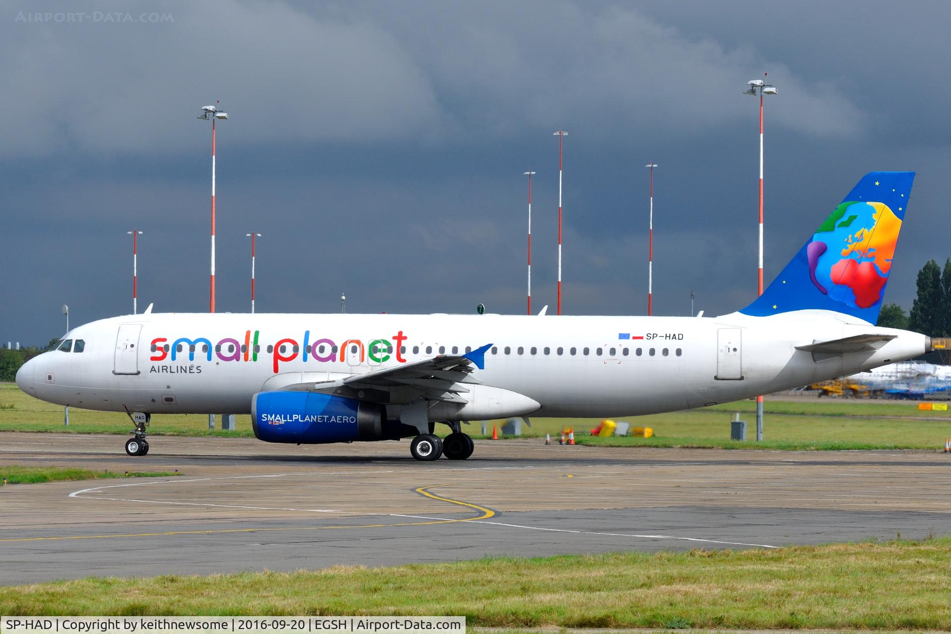 SP-HAD, 2003 Airbus A320-232 C/N 2016, Nice Visitor.