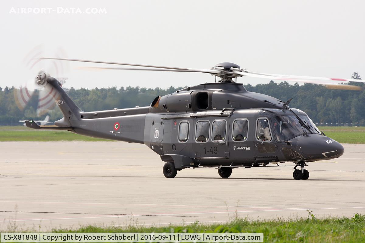 CS-X81848, 2014 AgustaWestland AW-149 C/N 49006, Fuelstop @ LOWG
