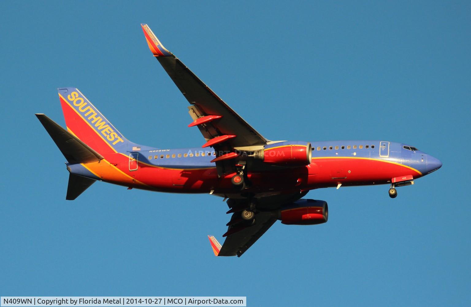 N409WN, 2001 Boeing 737-7H4 C/N 27896, Southwest