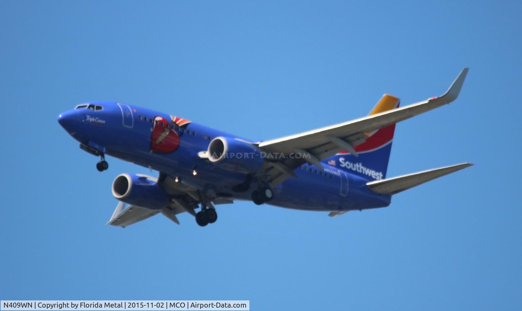 N409WN, 2001 Boeing 737-7H4 C/N 27896, Triple Crown One