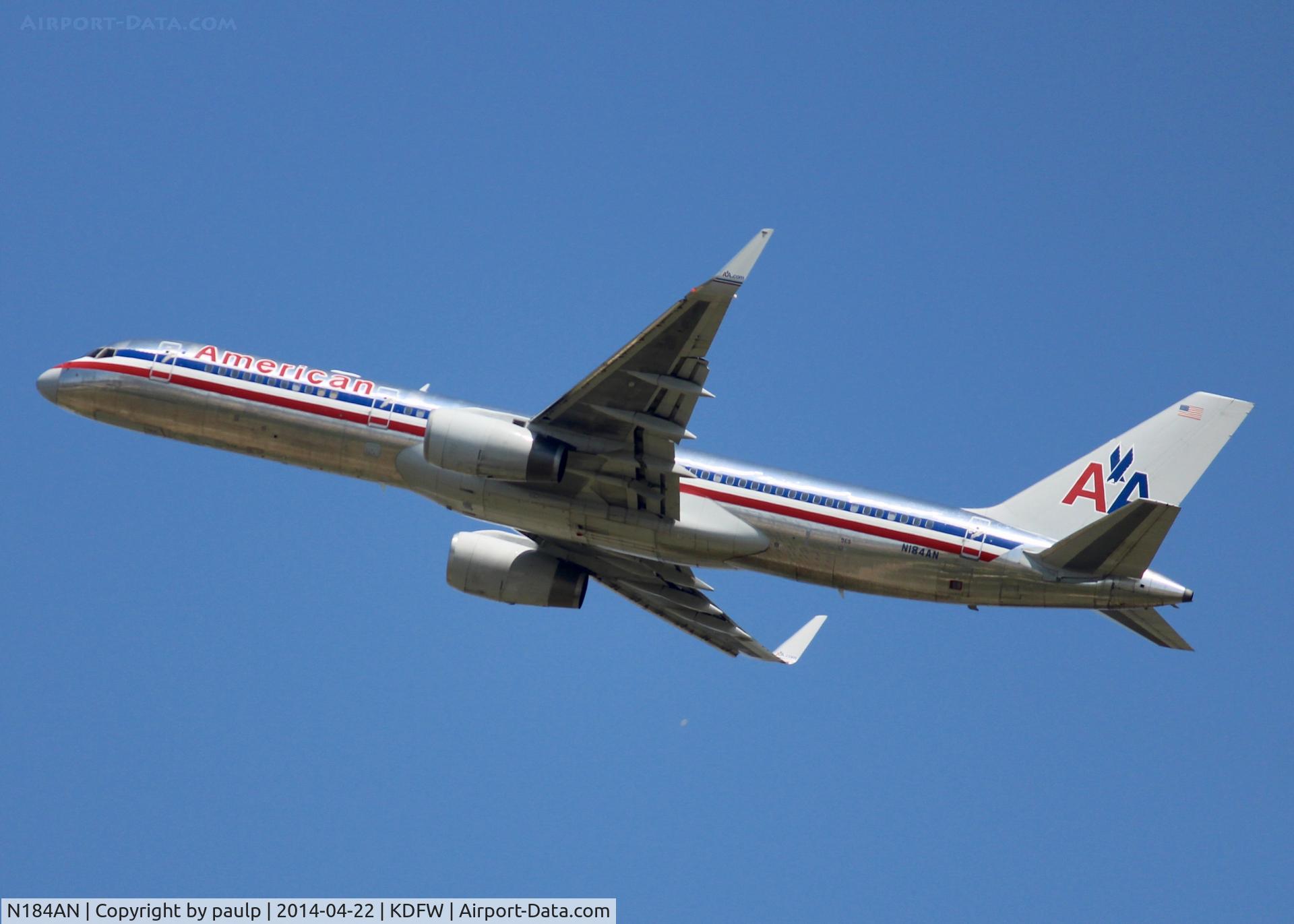N184AN, 1999 Boeing 757-223 C/N 29594, At DFW.