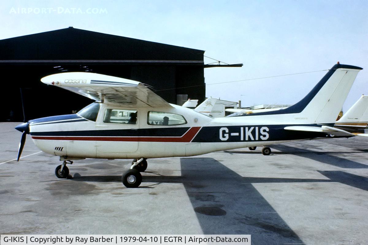 G-IKIS, 1978 Cessna 210M Centurion C/N 21061754, Cessna 210M Centurion [210-61754] Elstree~G 10/04/1979. From a slide.